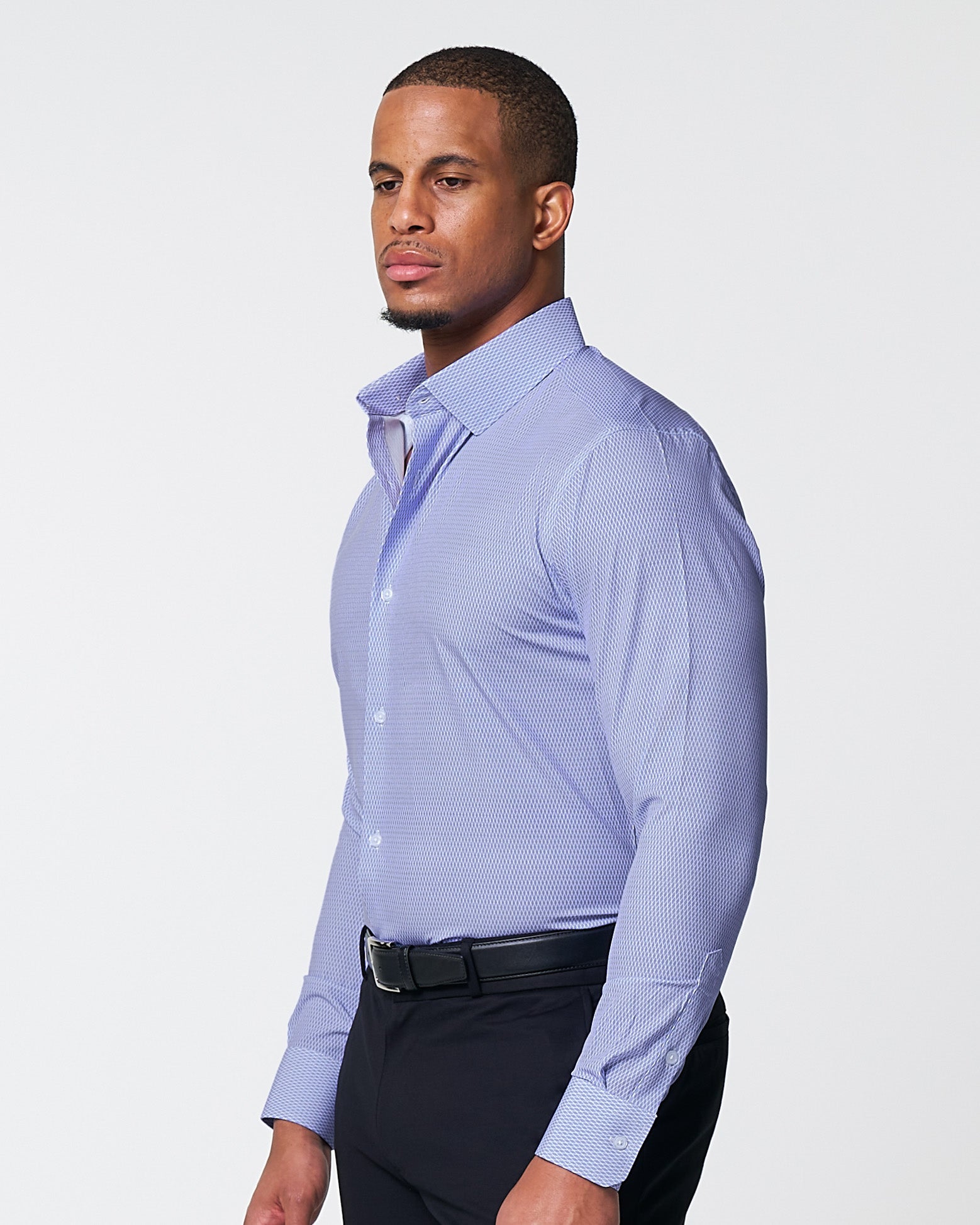 "The Phoenix" Purple Lattice Print