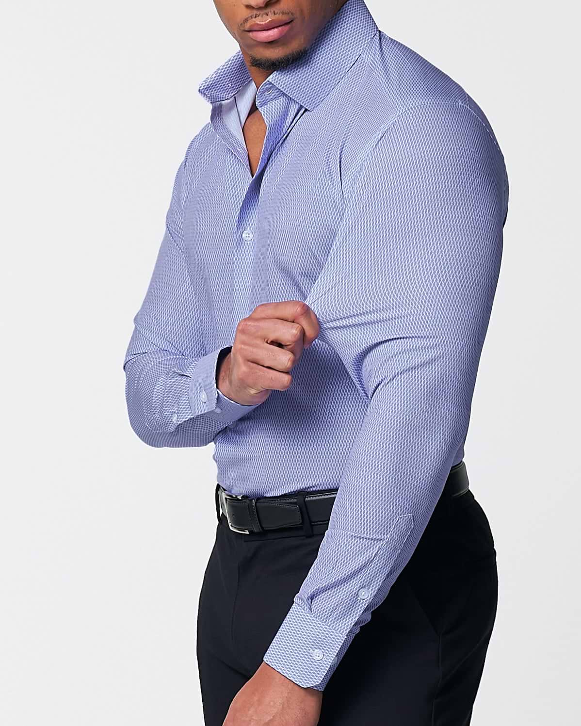 "The Phoenix" Purple Lattice Print