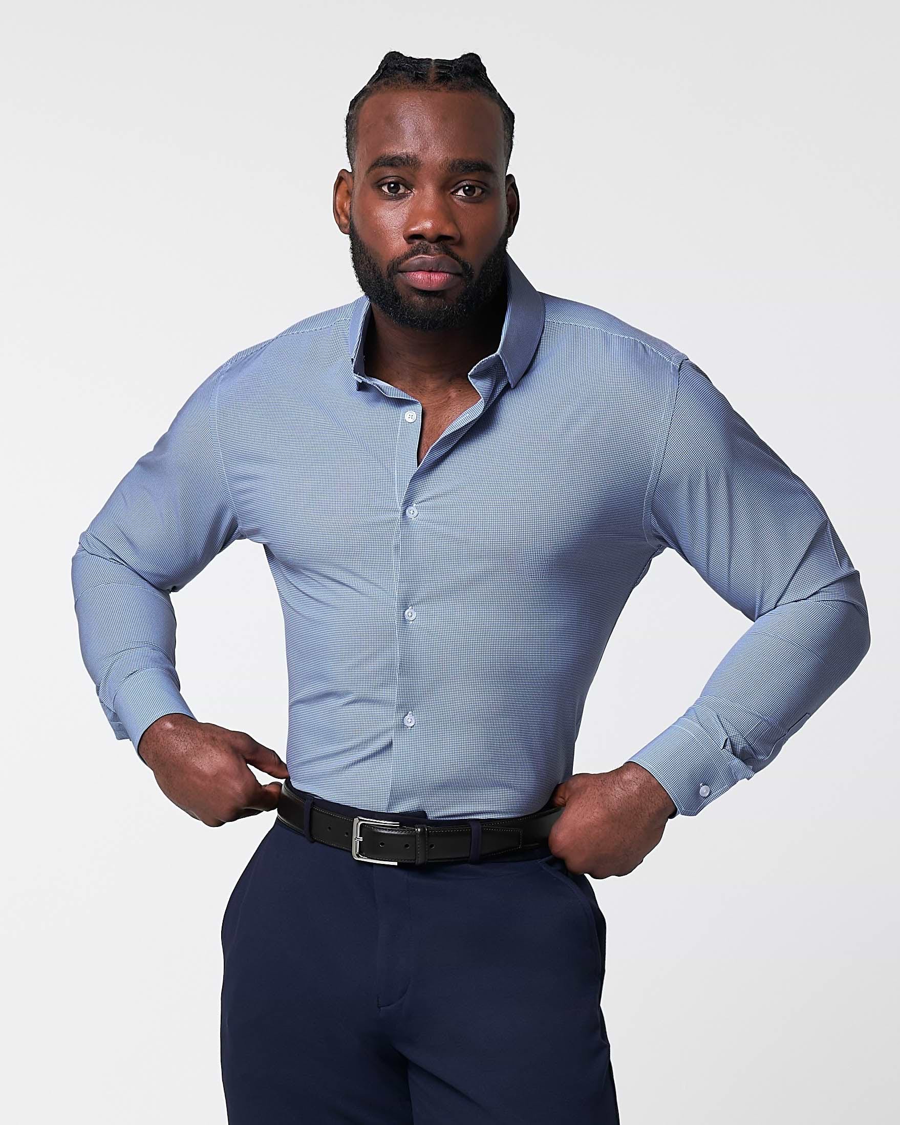 "The Rover" Blue Mini Windowpane