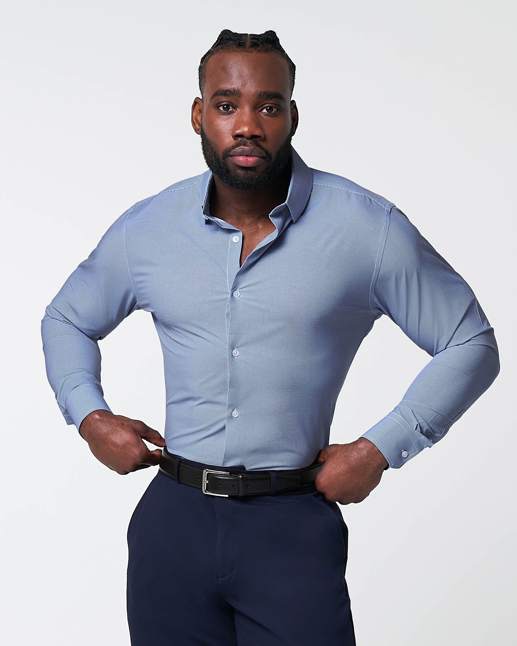 "The Rover" Blue Mini Windowpane