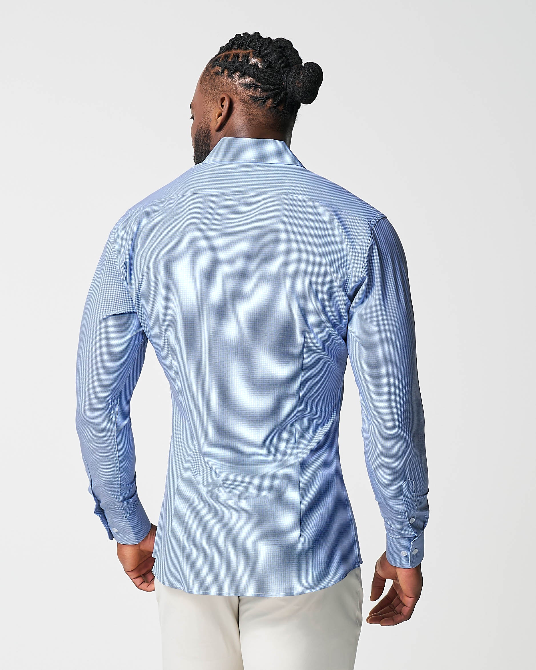 "The Rover" Blue Mini Windowpane