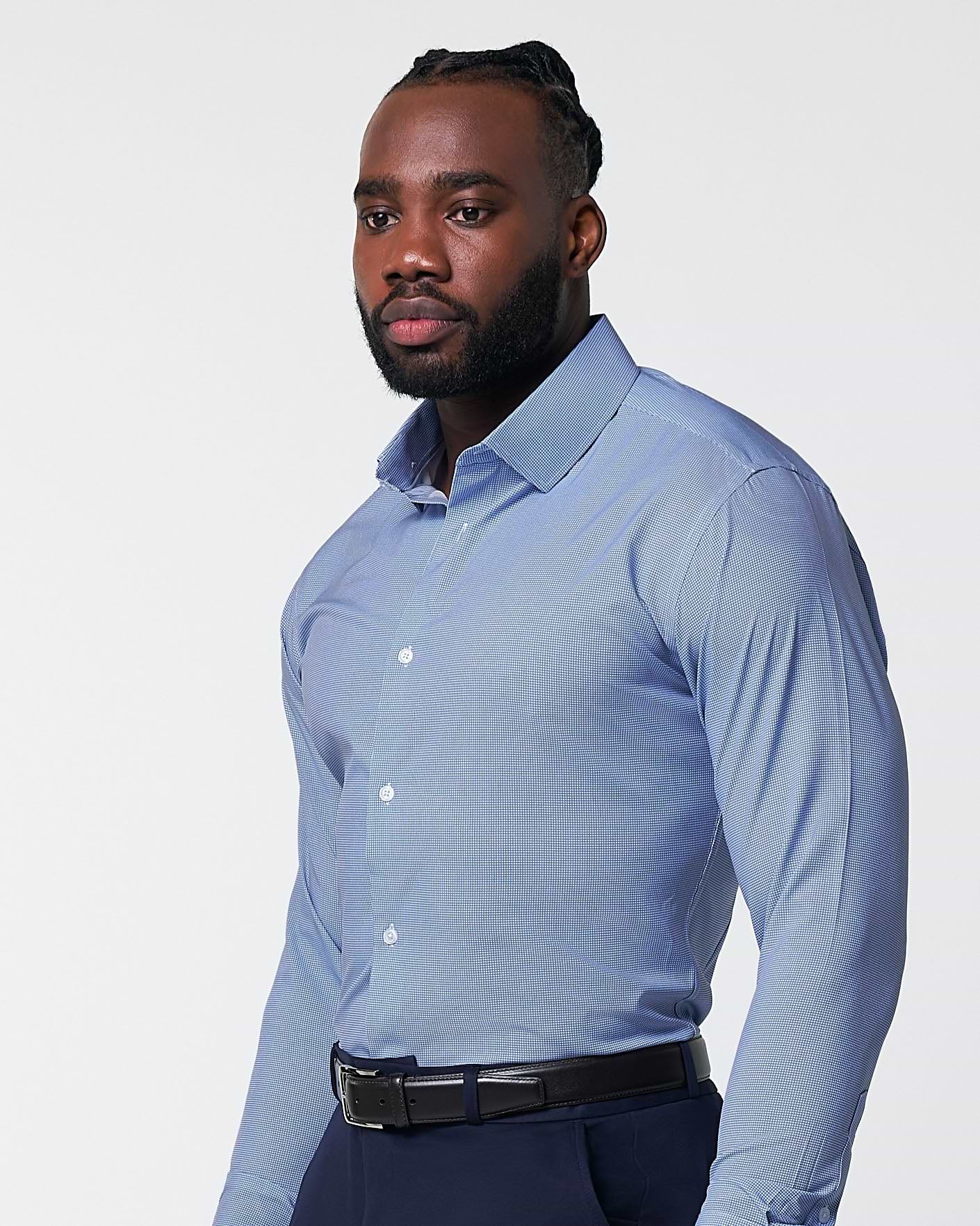 "The Rover" Blue Mini Windowpane