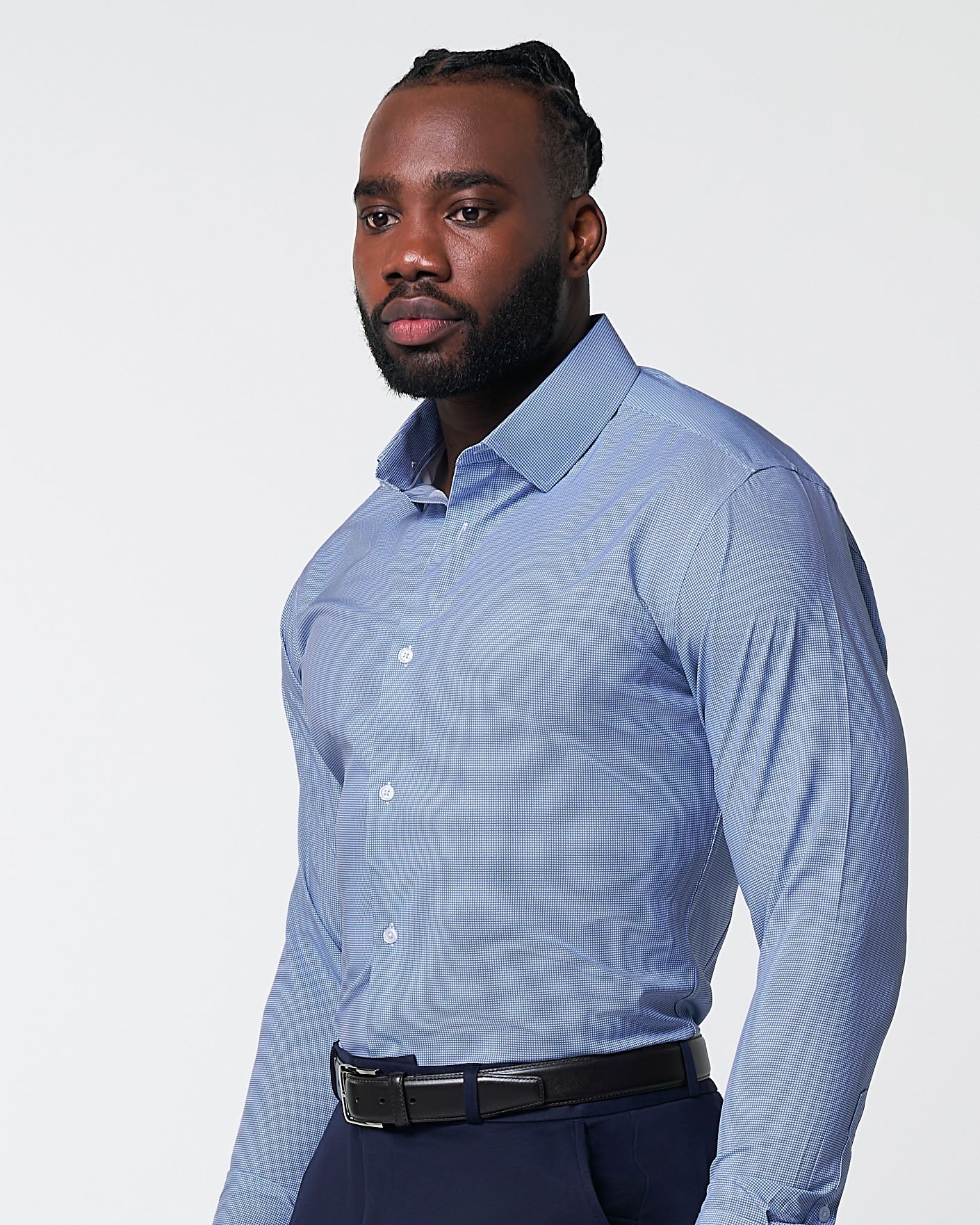 "The Rover" Blue Mini Windowpane