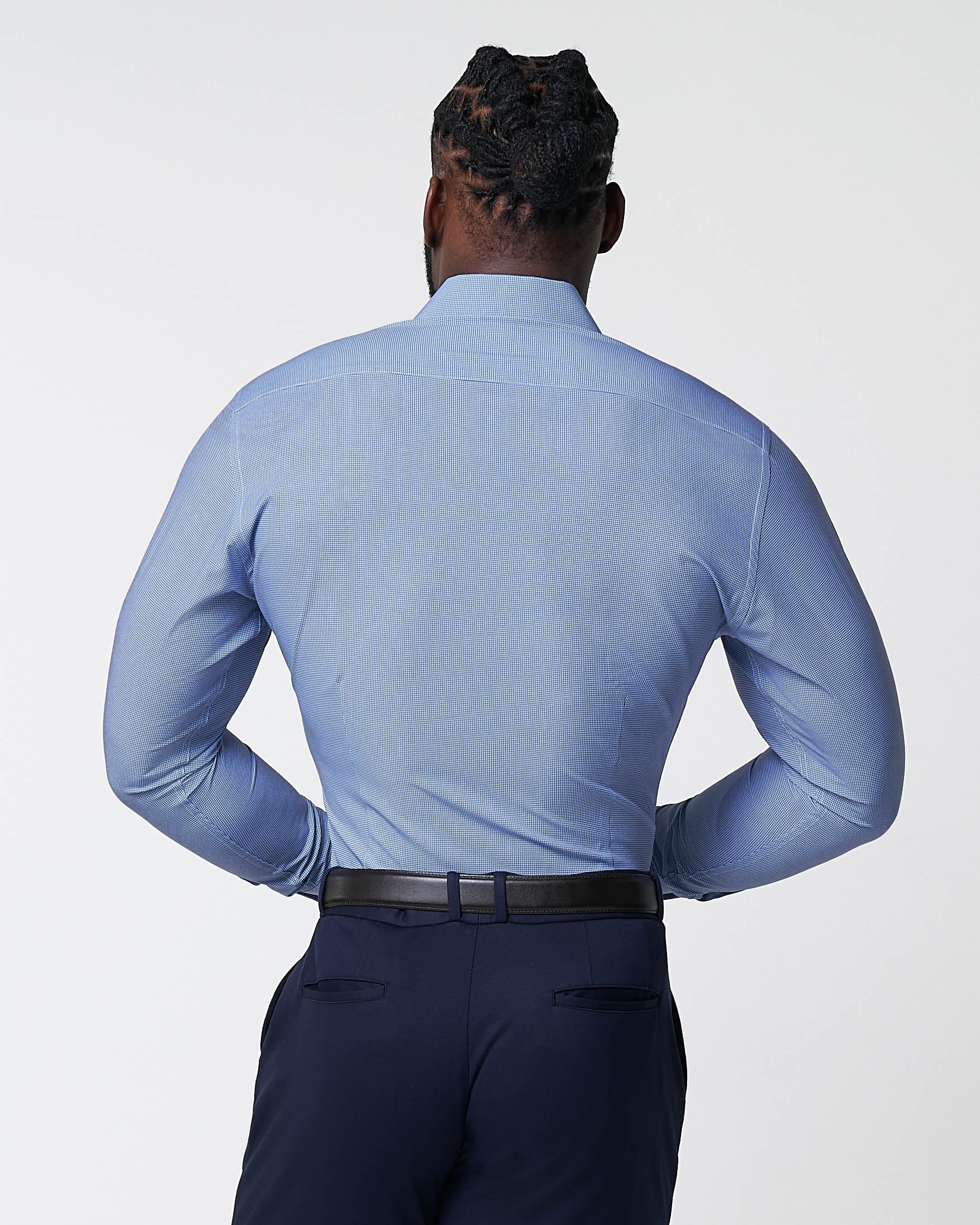 "The Rover" Blue Mini Windowpane