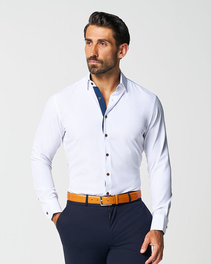 "The Springer" Limited Edition: White with Navy Accents