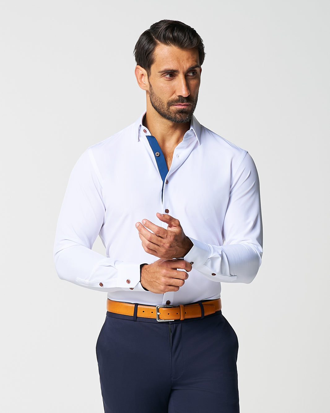 "The Springer" Limited Edition: White with Navy Accents