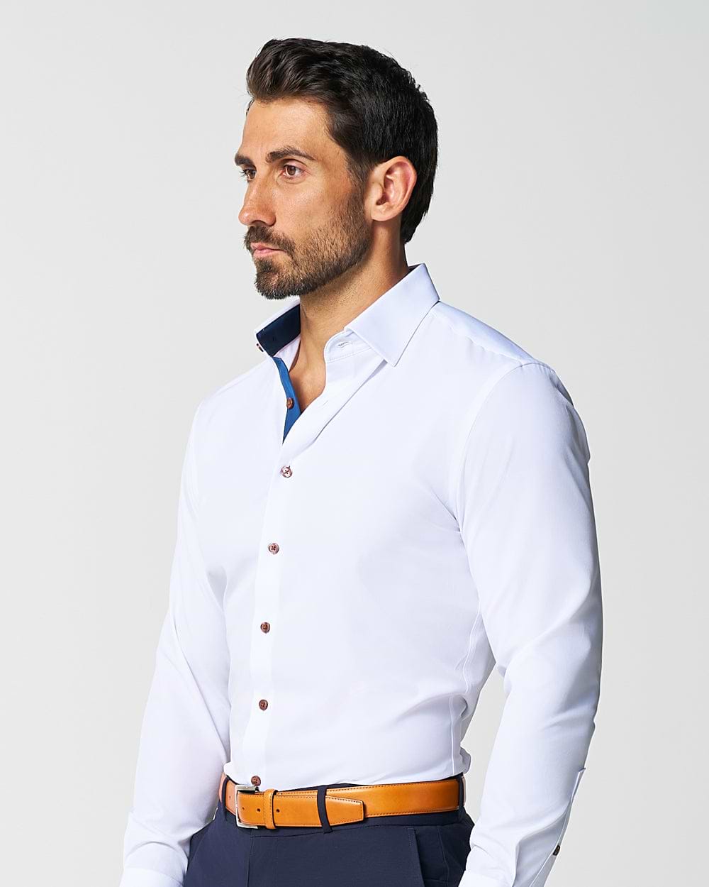 "The Springer" Limited Edition: White with Navy Accents - Classic Fit