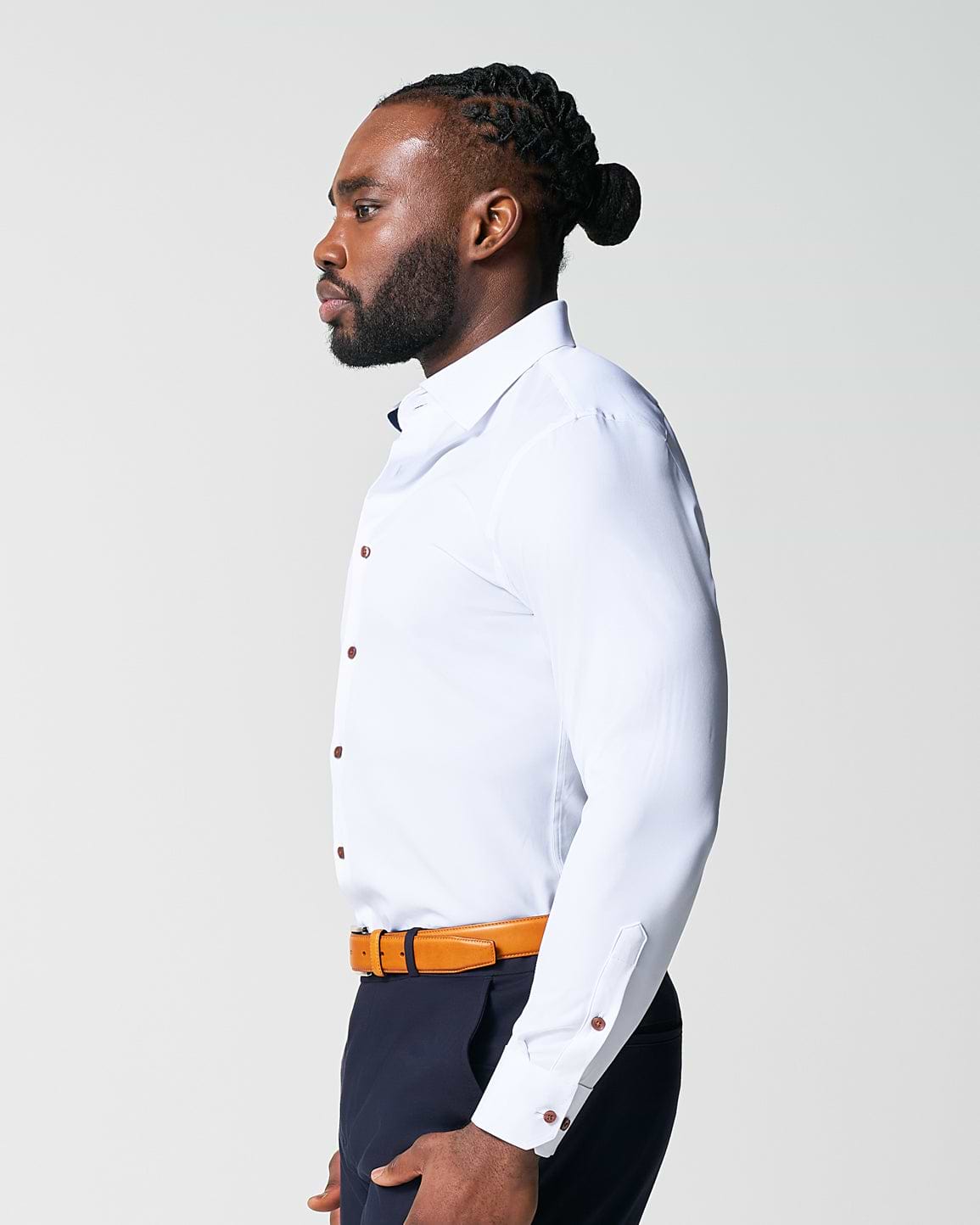 "The Springer" Limited Edition: White with Navy Accents - Classic Fit
