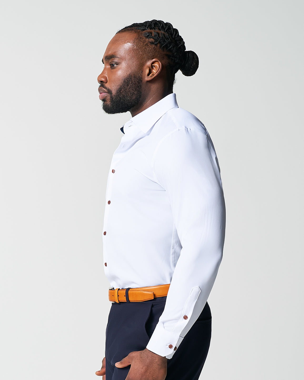 "The Springer" Limited Edition: White with Navy Accents - Classic Fit
