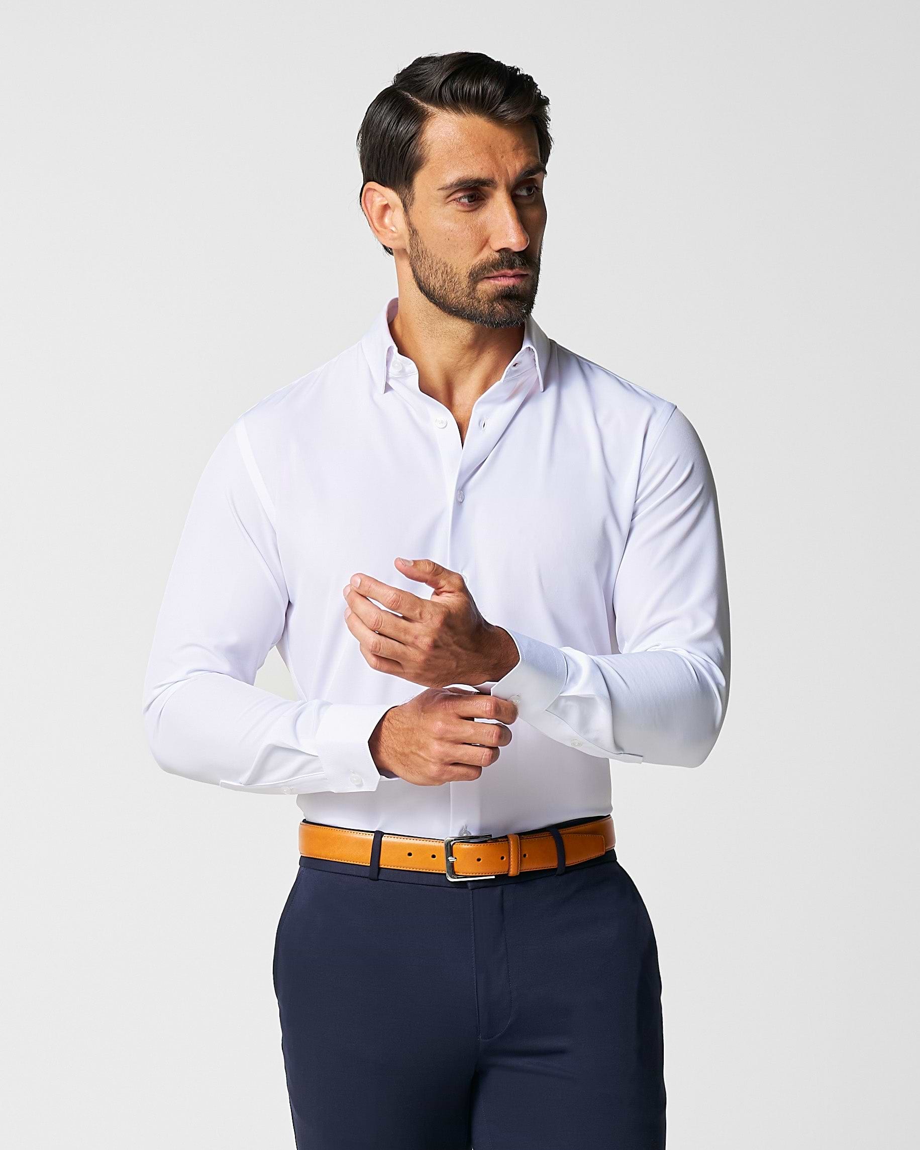 "The Springer" Solid White - Classic Fit