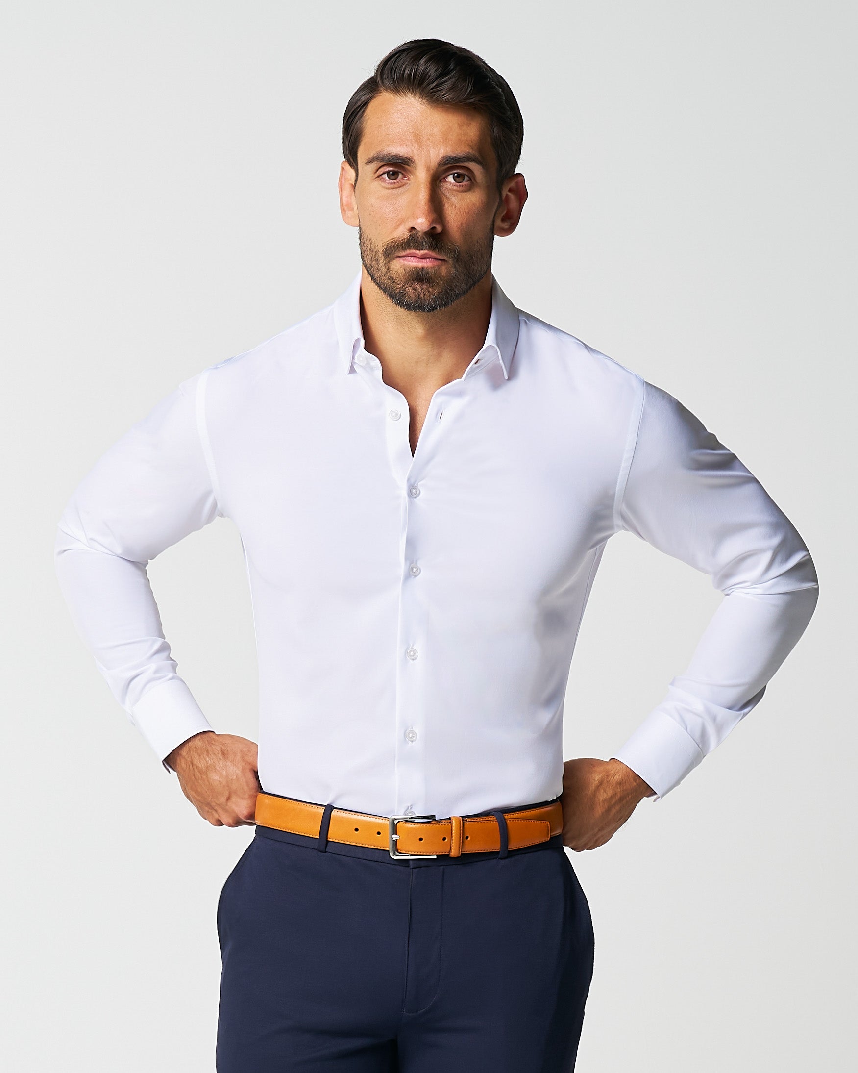 "The Everest" Winter-Weight Solid White