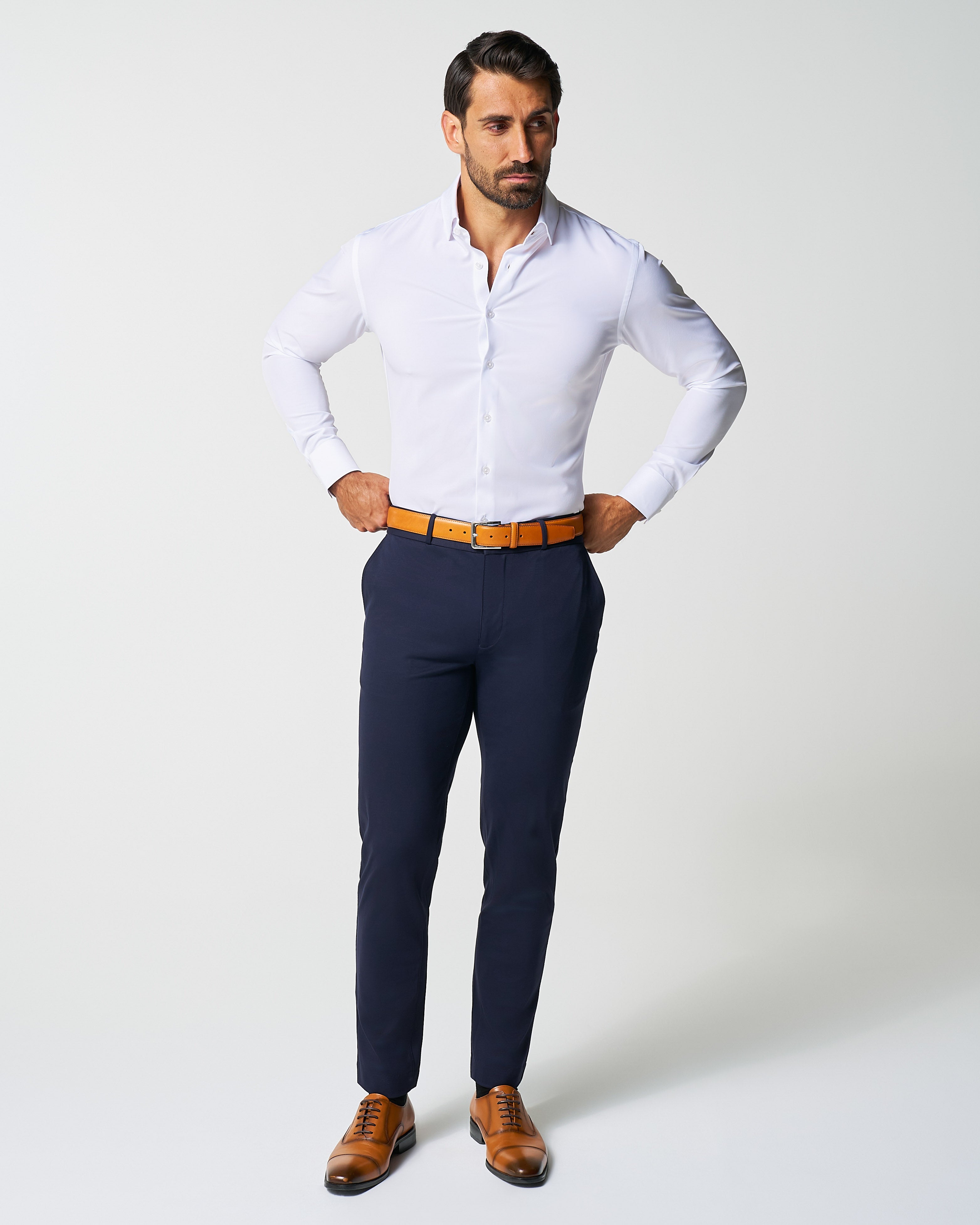 "The Everest" Winter-Weight Solid White