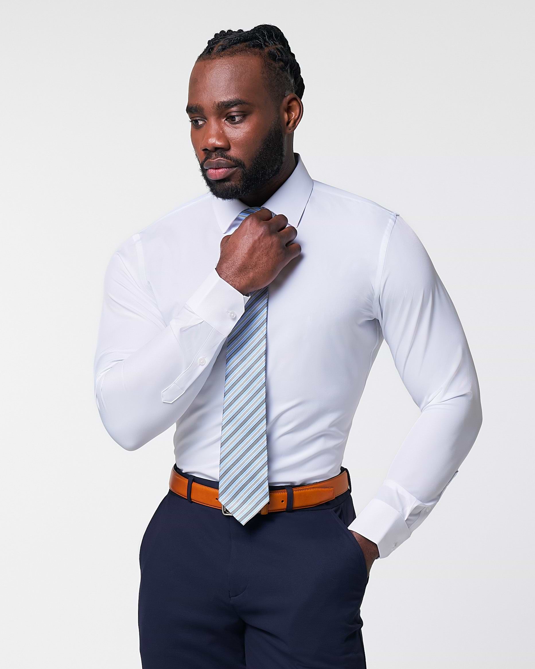 "The Springer" Solid White - Classic Fit