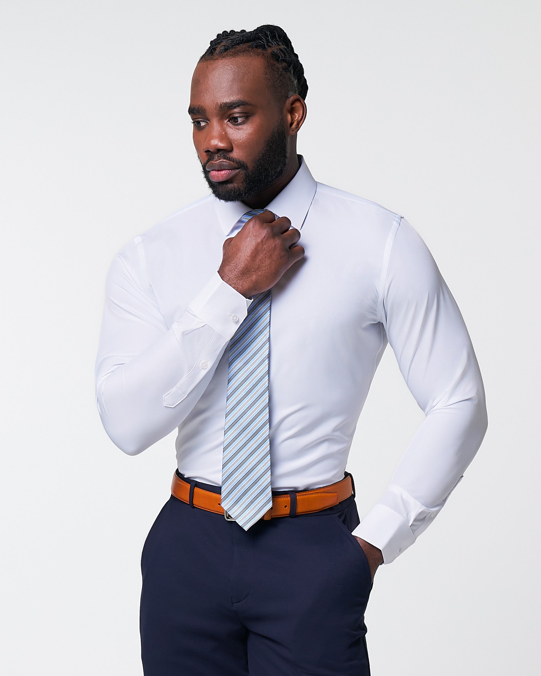 "The Everest" Winter-Weight Solid White