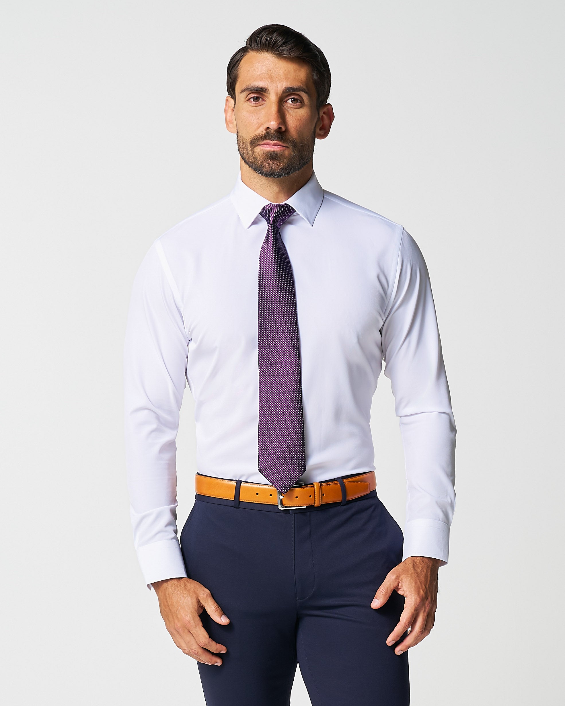 "The Springer" Solid White - Classic Fit