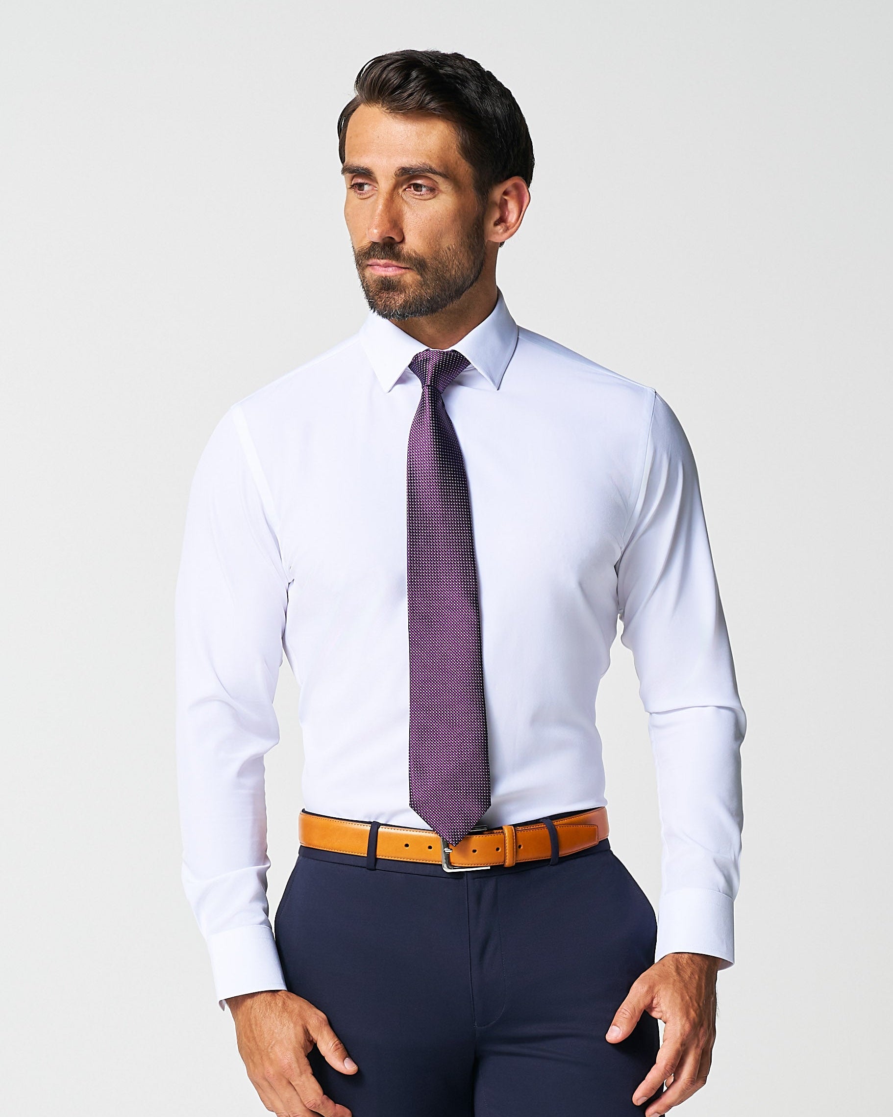 "The Everest" Winter-Weight Solid White