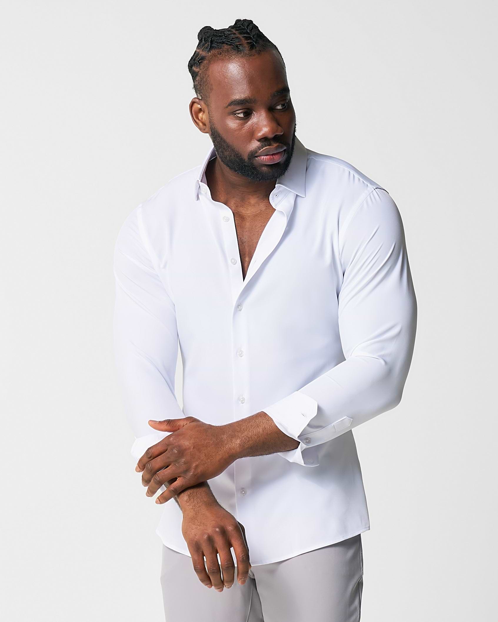 "The Everest" Winter-Weight Solid White