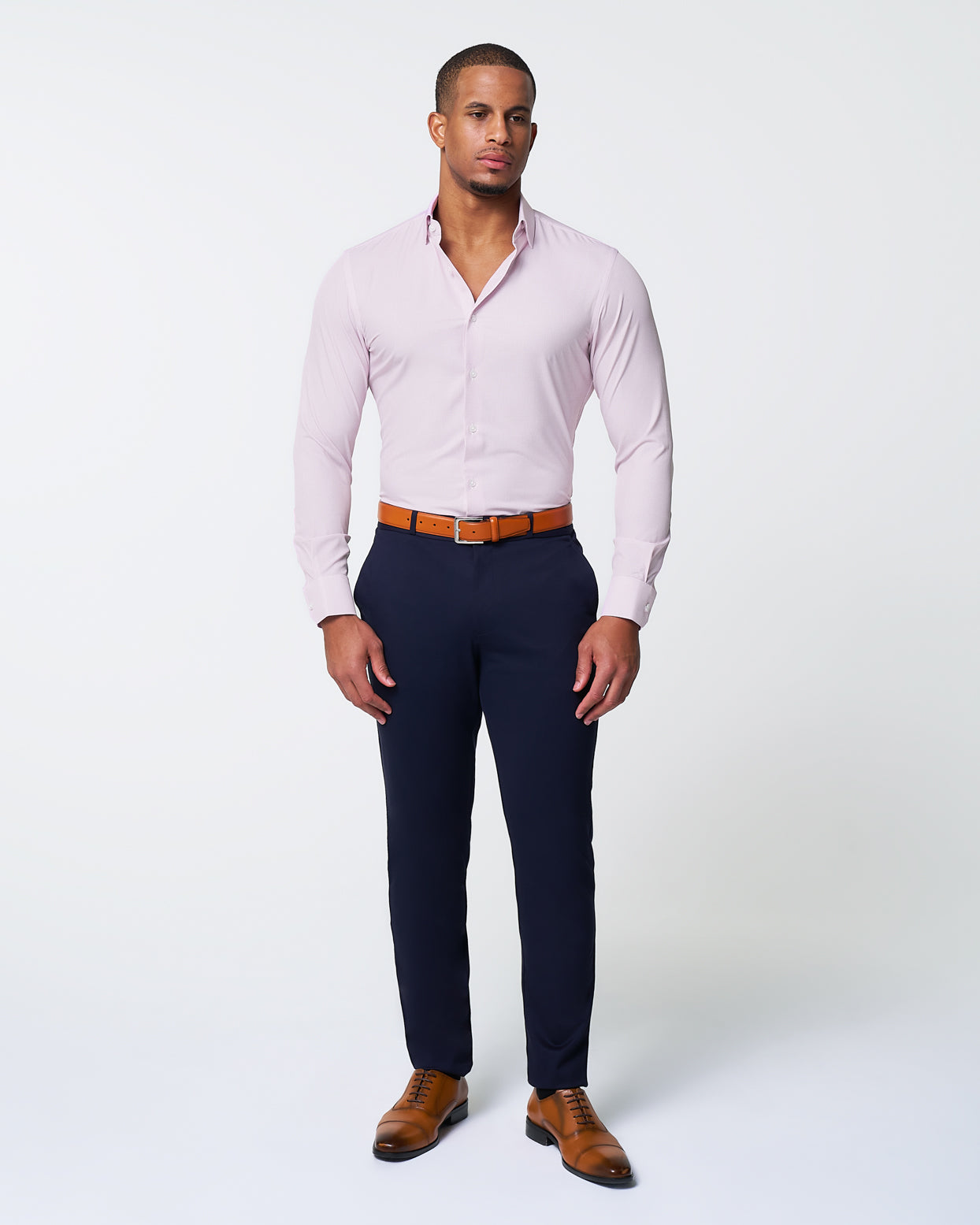 ''The Winchester" Pink Weave - Classic Fit