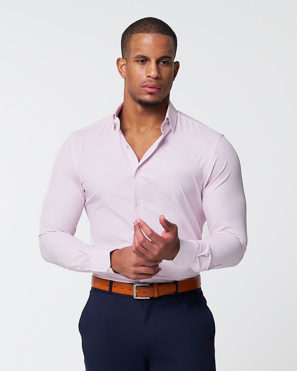 ''The Winchester" Pink Weave - Classic Fit