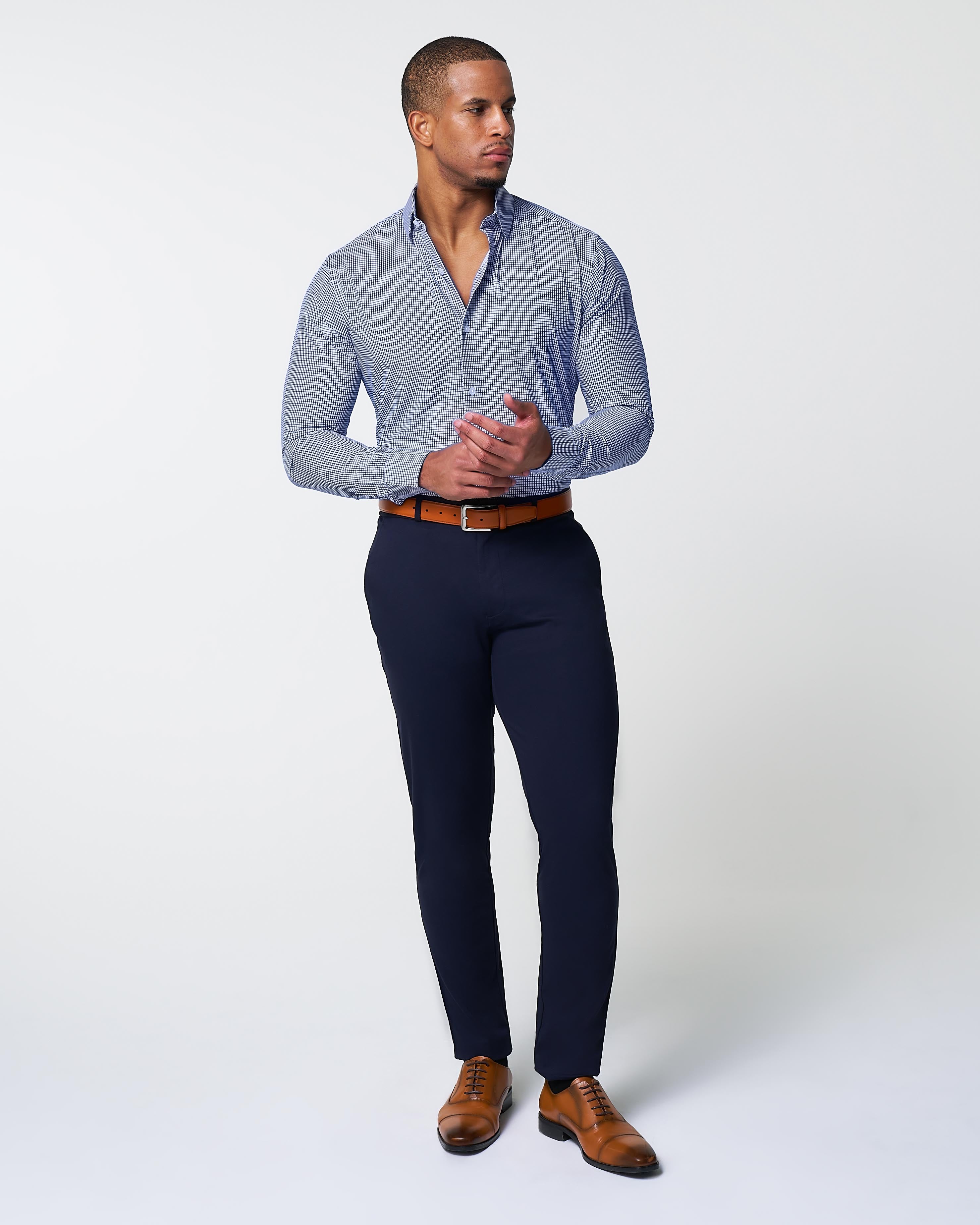 "The Wyndham" Royal Blue & White Square