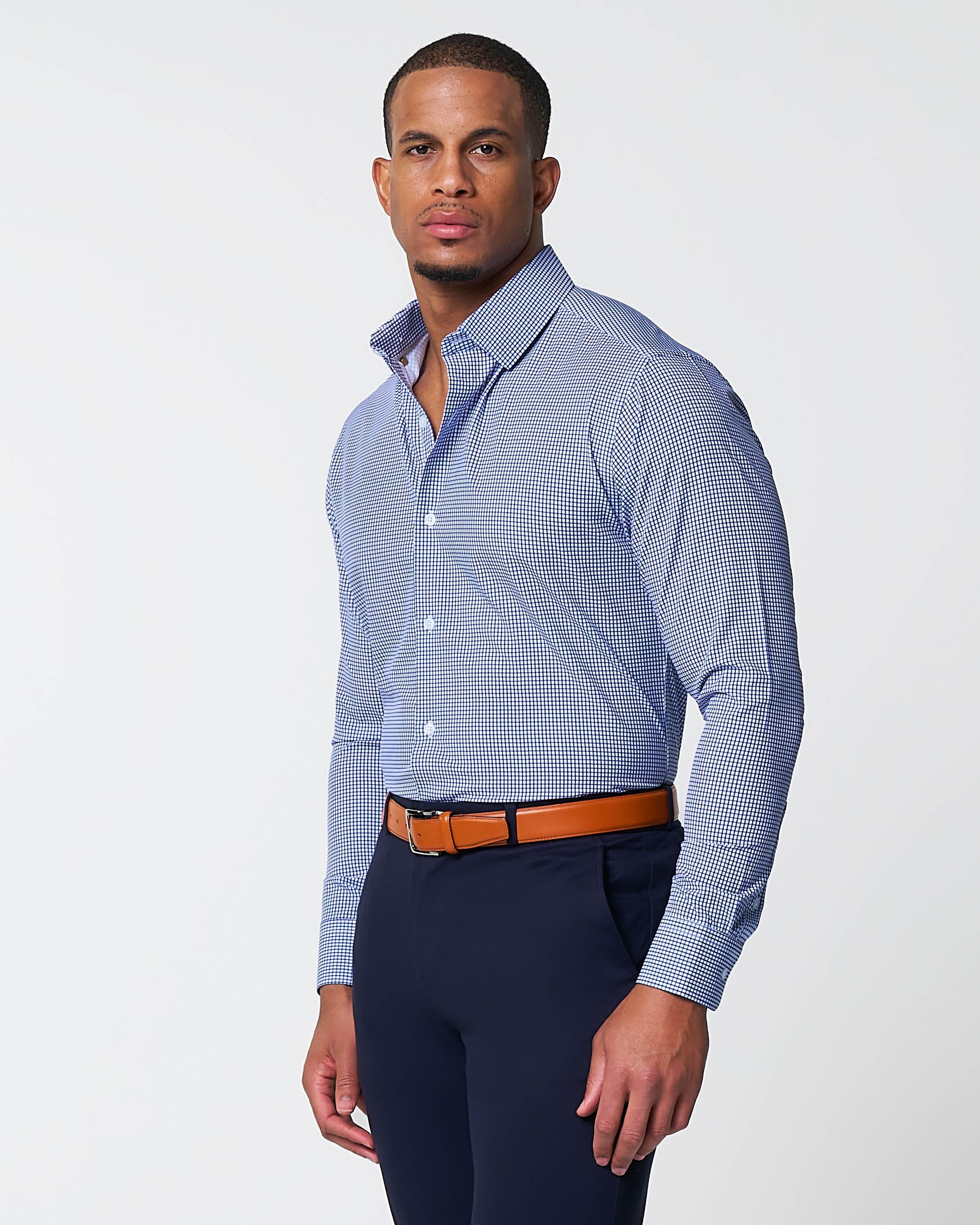 "The Wyndham" Royal Blue & White Square