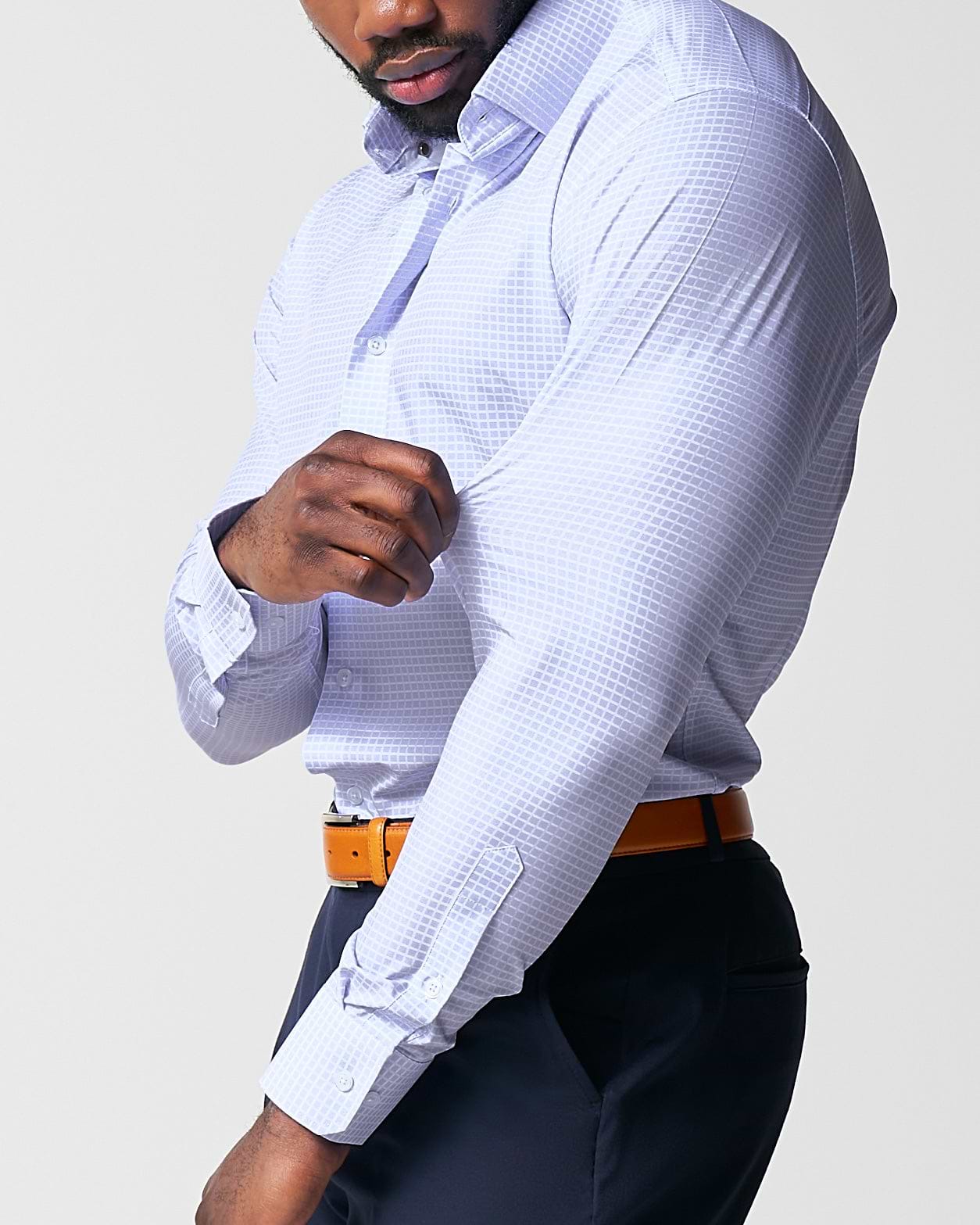 "The Xavier" Lavender with White Windowpane