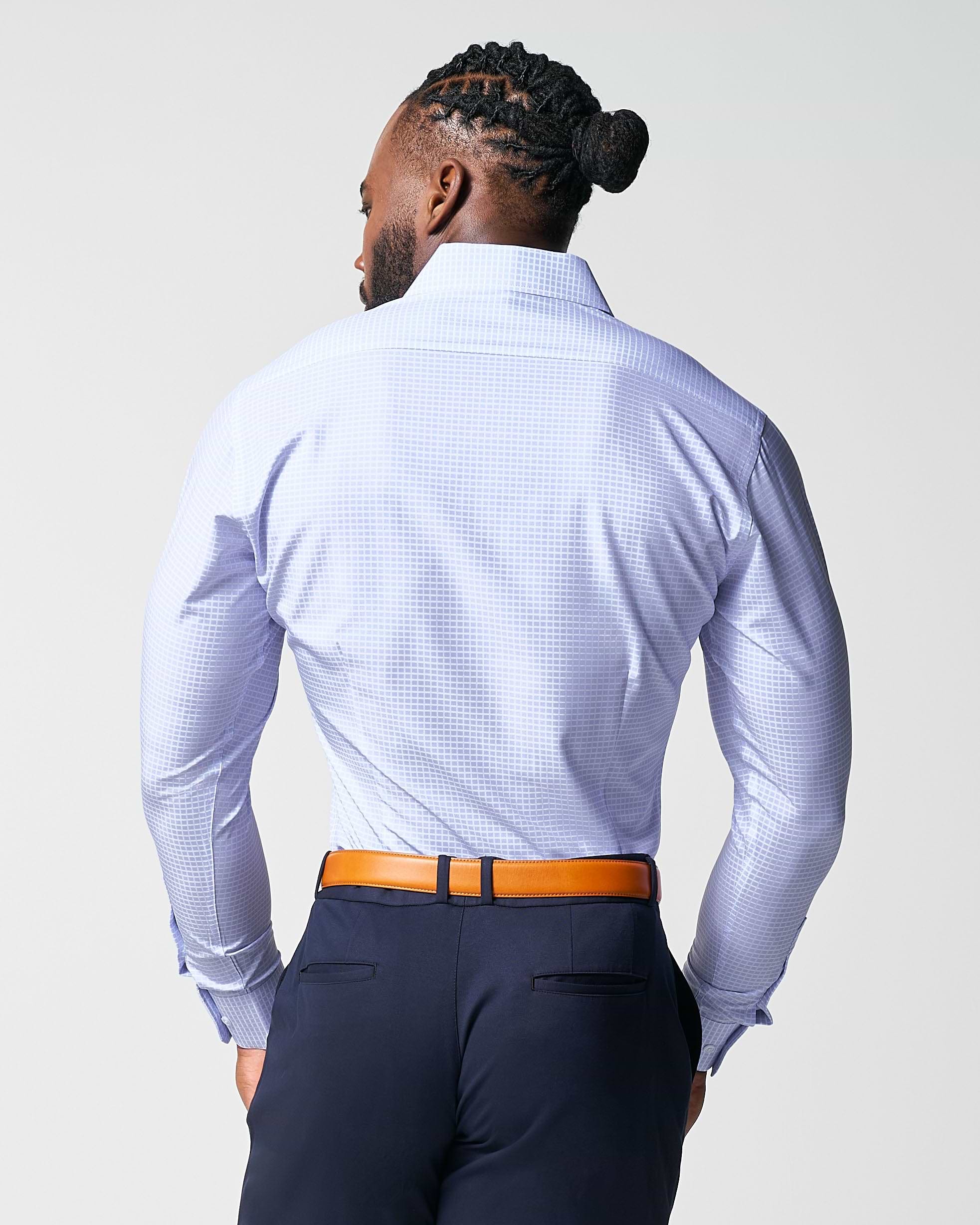 "The Xavier" Lavender with White Windowpane