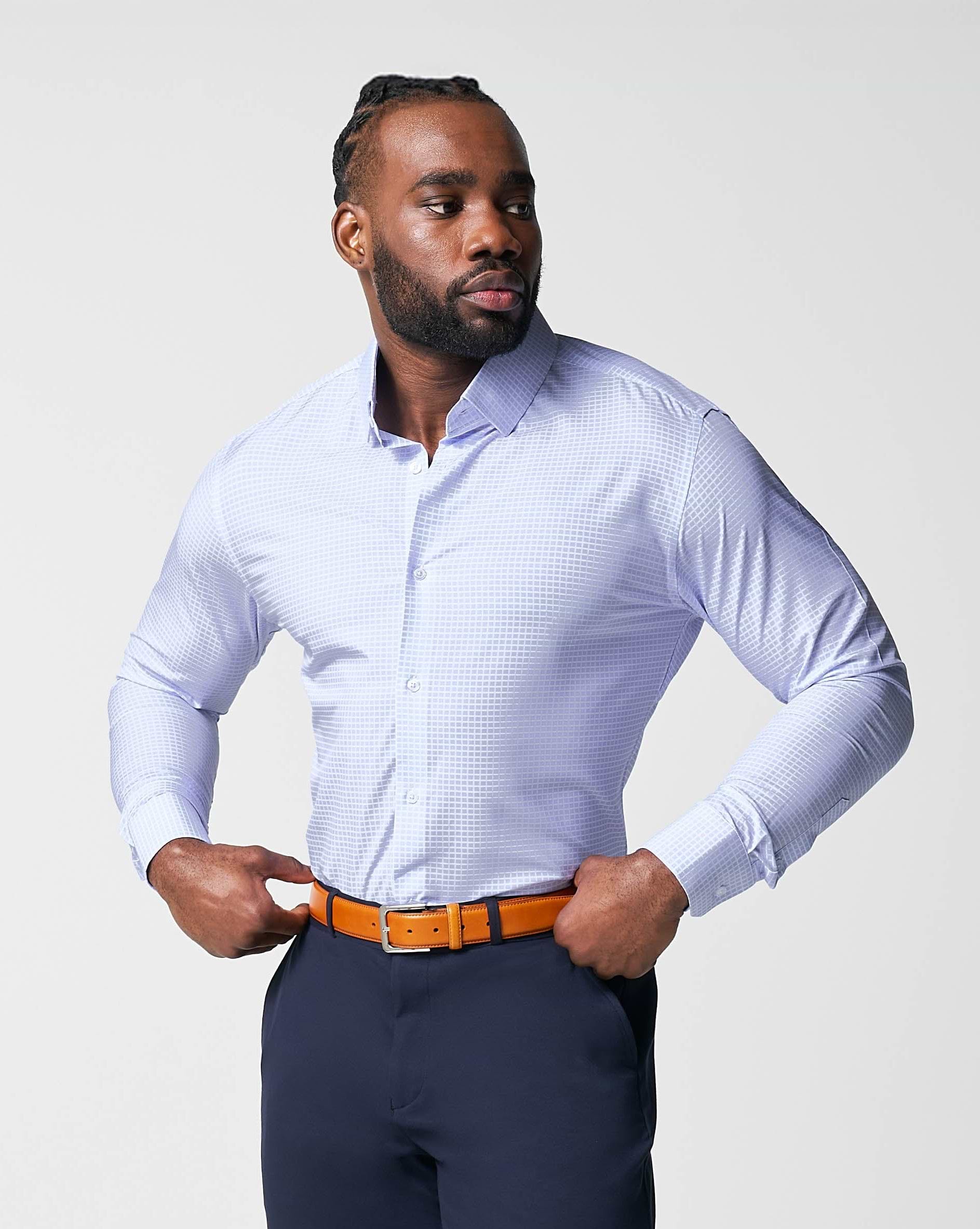 "The Xavier" Lavender with White Windowpane