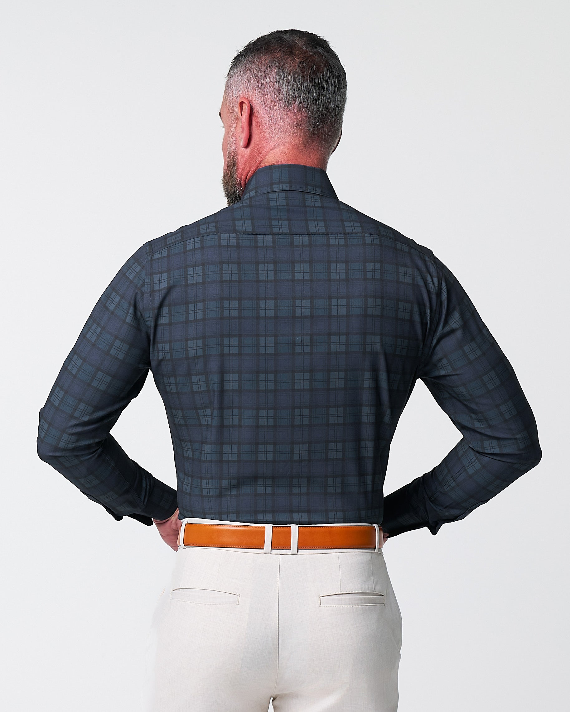 "The York" Navy, Black & Olive Plaid