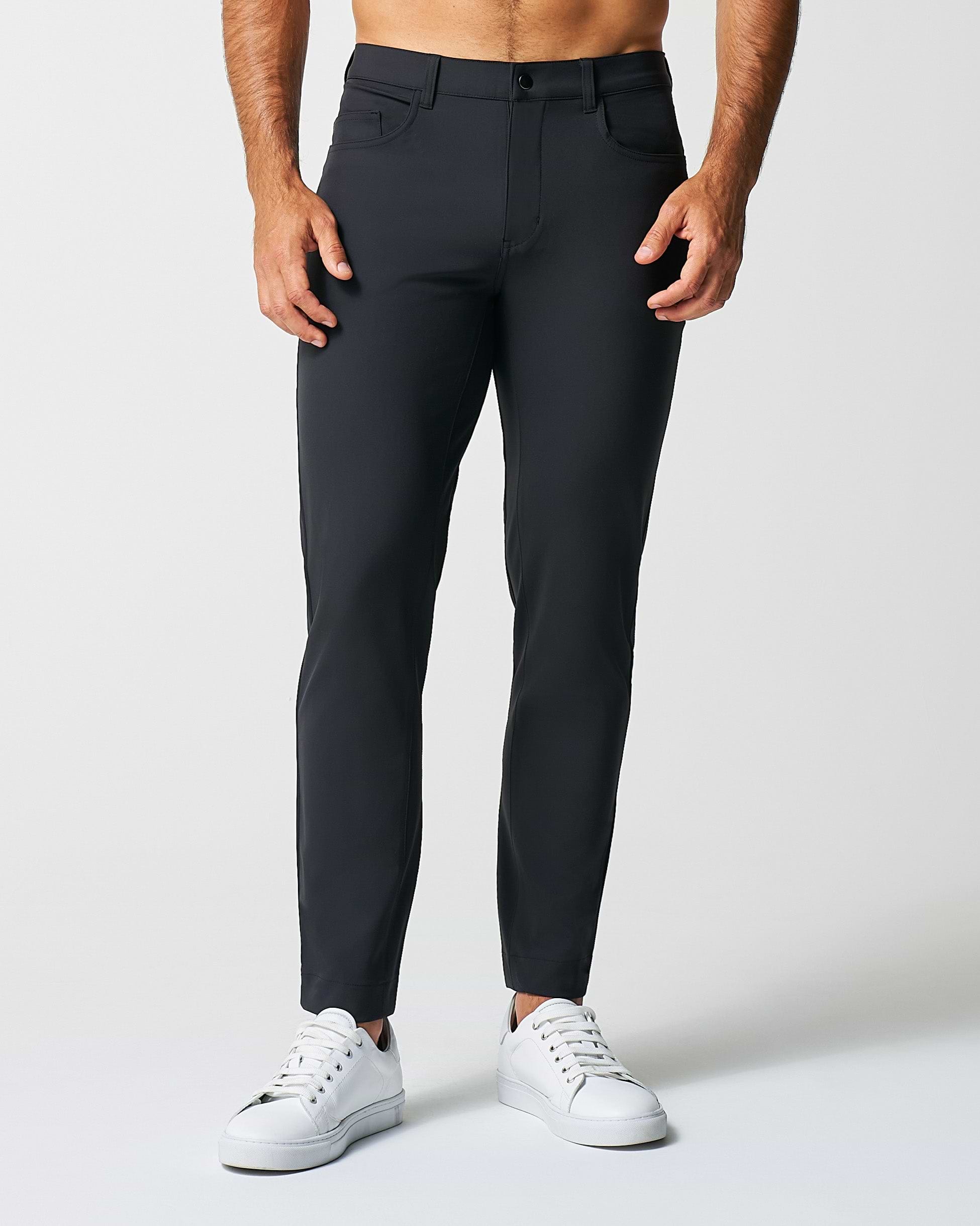 Athletic Fit Stretch Tech Chino - Black