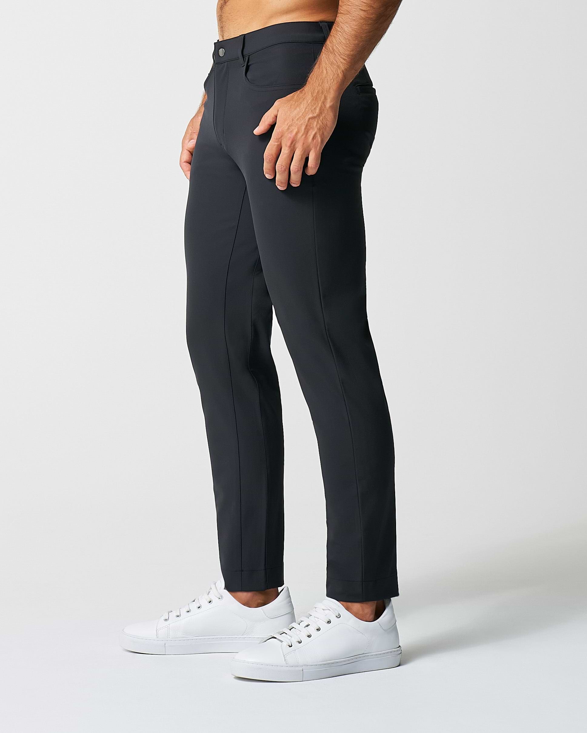 Athletic Fit Stretch Tech Chino - Black