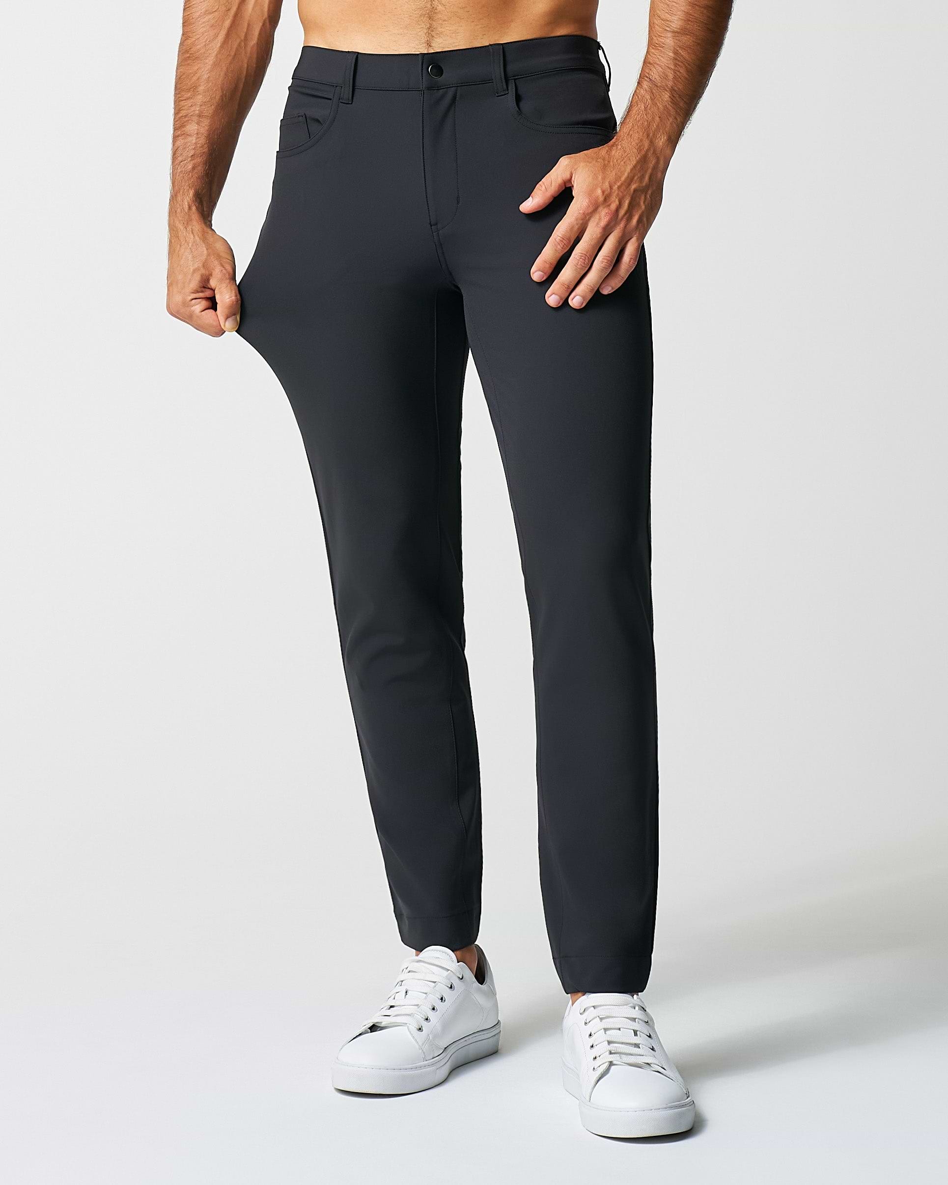 Athletic Fit Stretch Tech Chino - Black