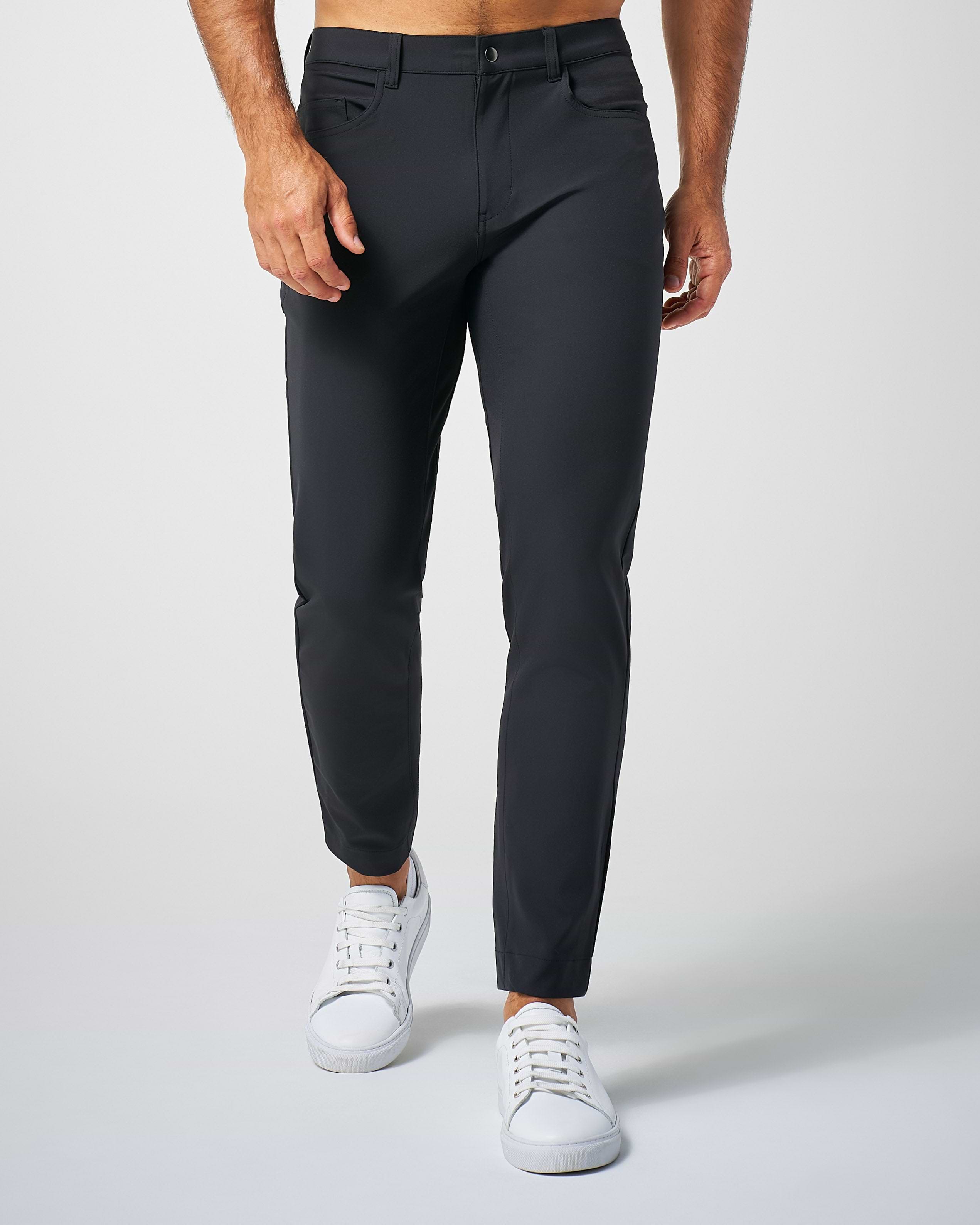 Athletic Fit Stretch Tech Chino - Black