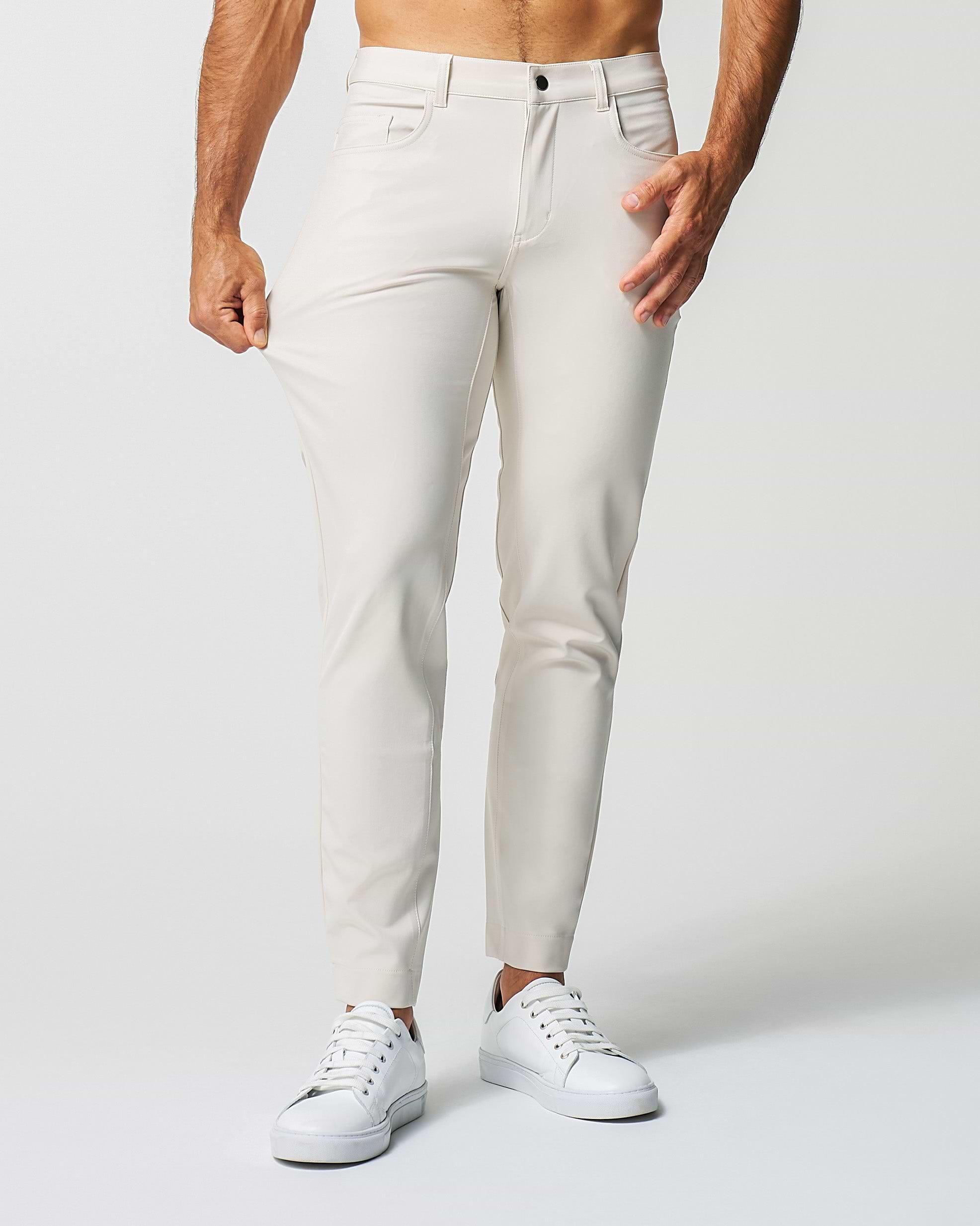 Athletic Fit Stretch Tech Chino - Light Khaki