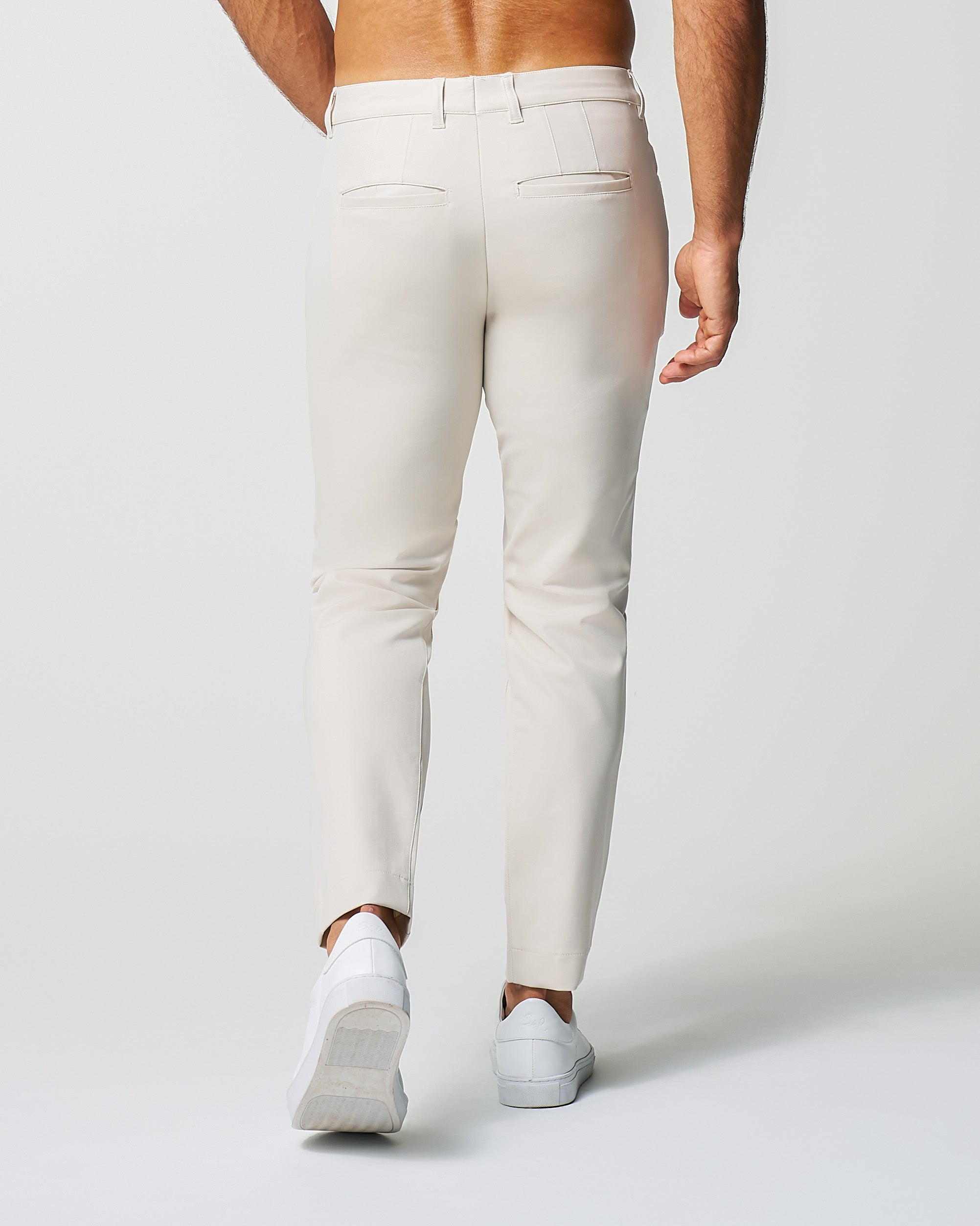 Athletic Fit Stretch Tech Chino - Light Khaki