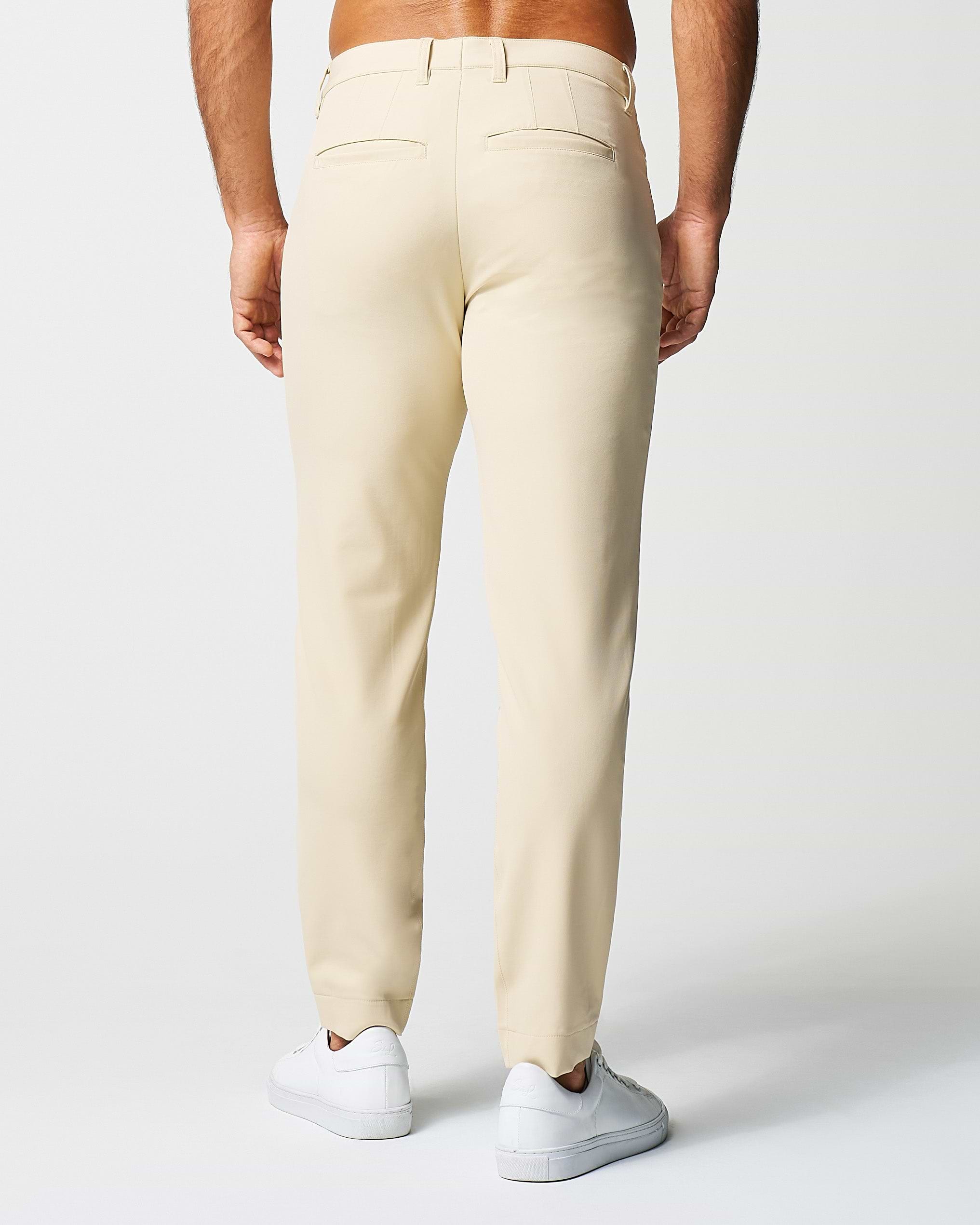 Athletic Fit Stretch Tech Chino - Mid Khaki
