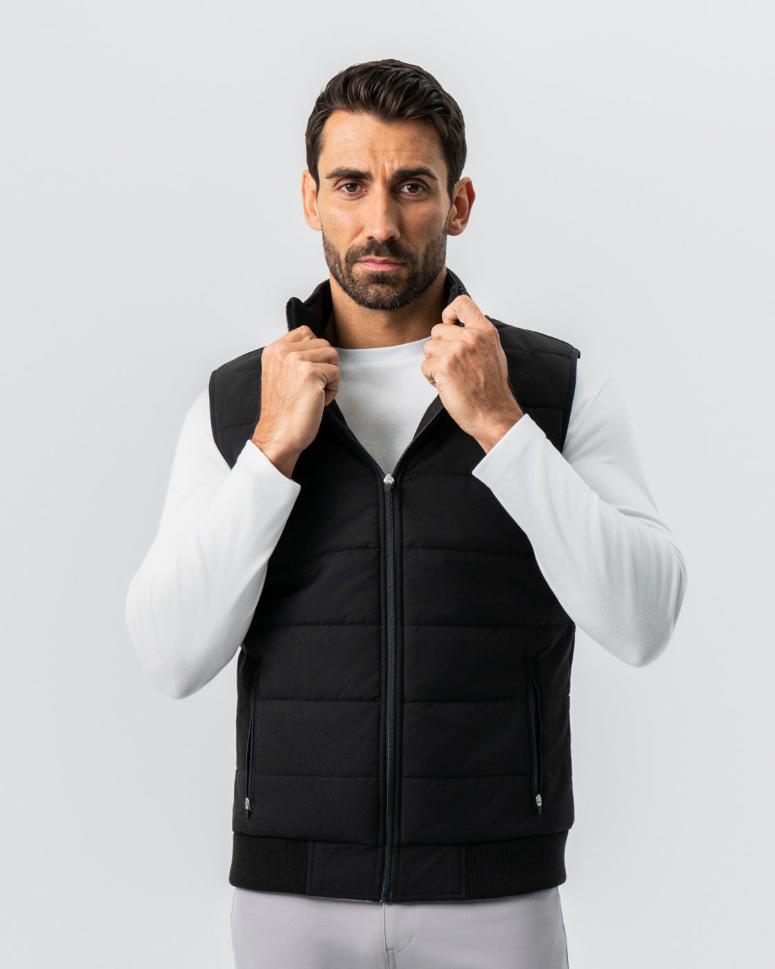 Down Vest - Black