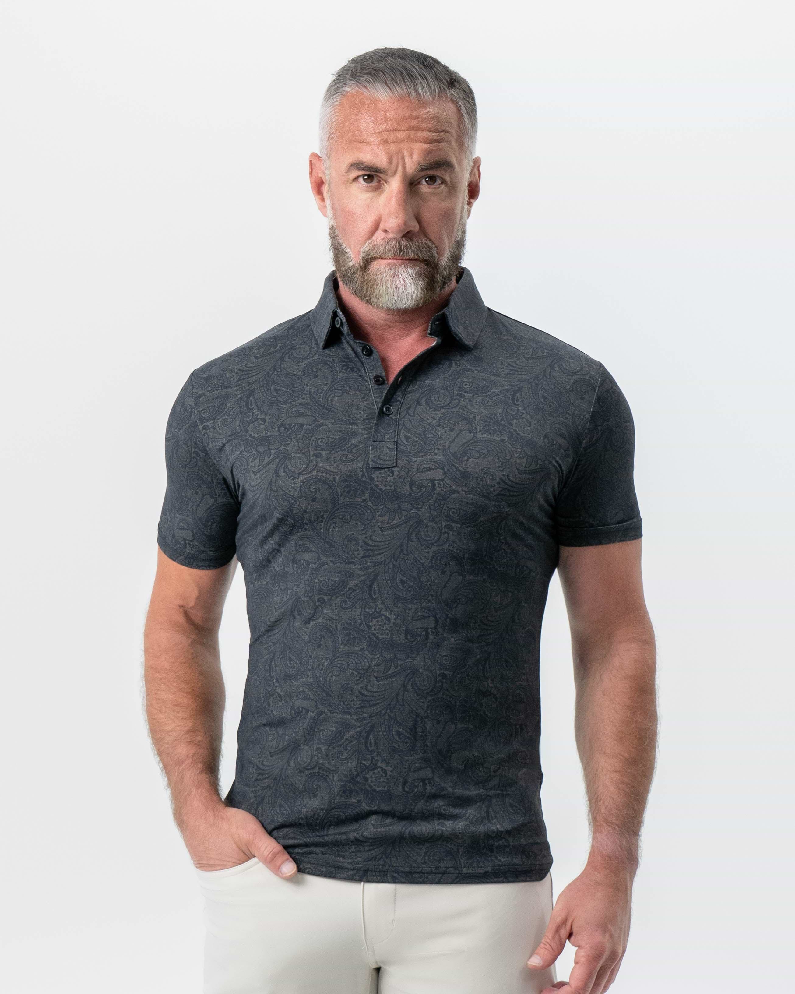 "The Sterling" Charcoal Jacquard