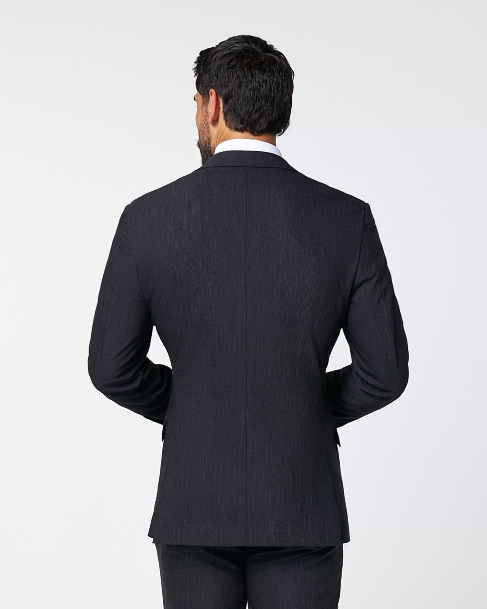 Athletic Fit Stretch Blazer - Heathered Black