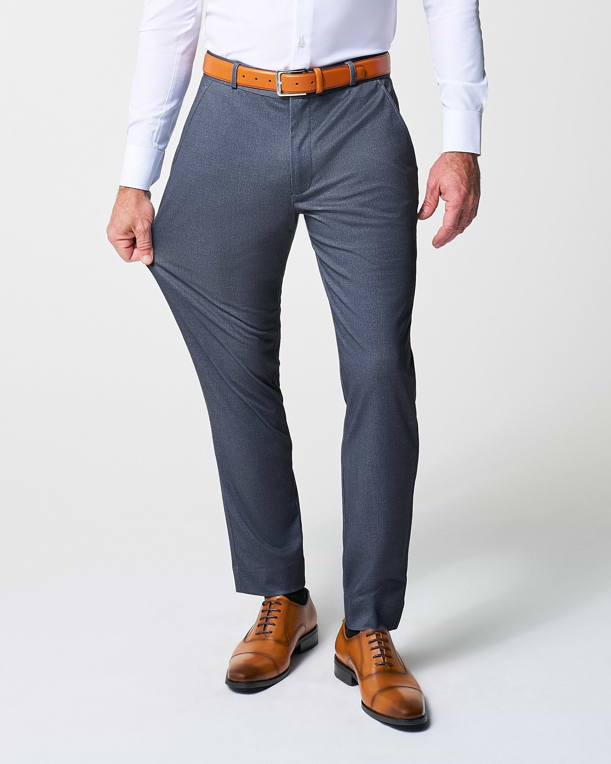 Athletic Fit Stretch Suit - Textured Cobalt