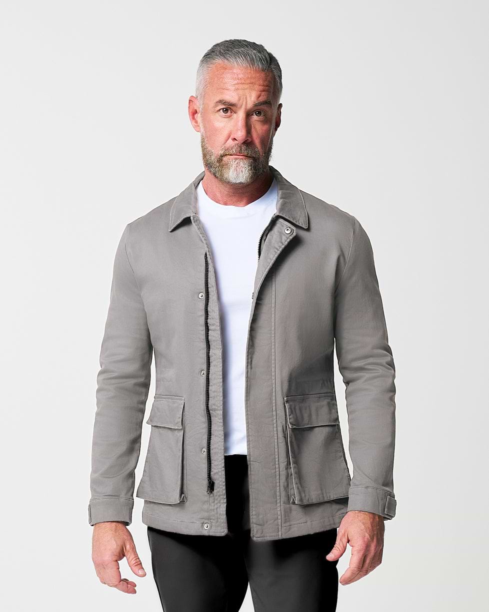 Utility Jacket - Stone Grey