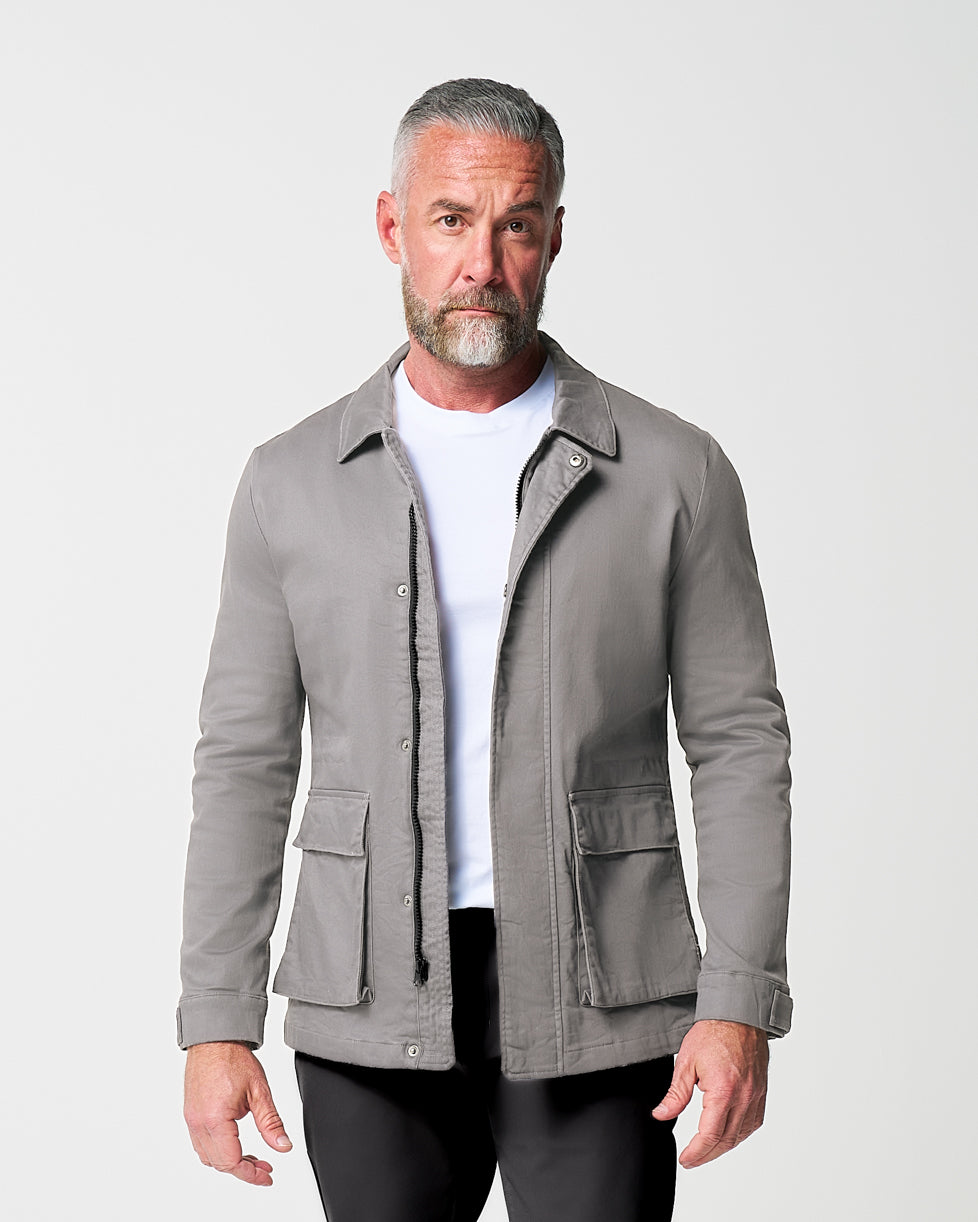 Utility Jacket - Stone Grey