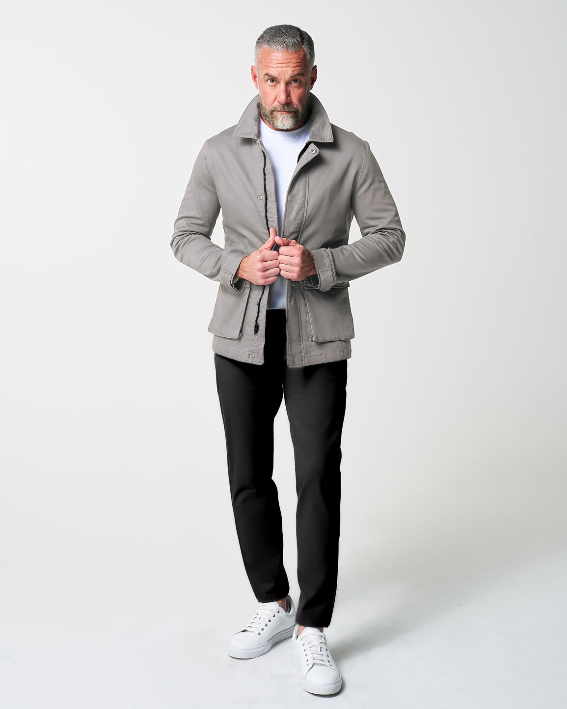 Utility Jacket - Stone Grey