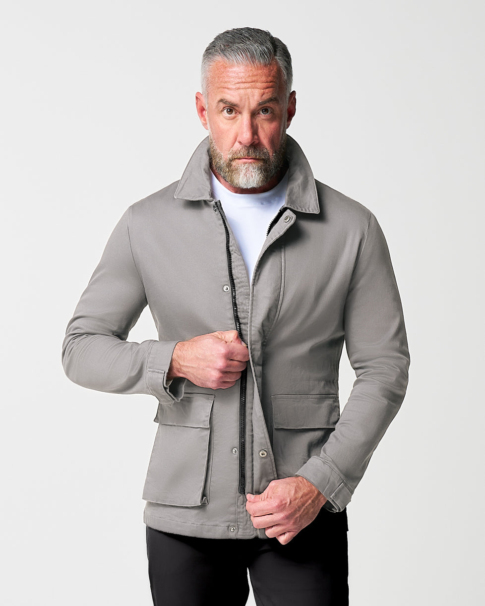 Utility Jacket - Stone Grey