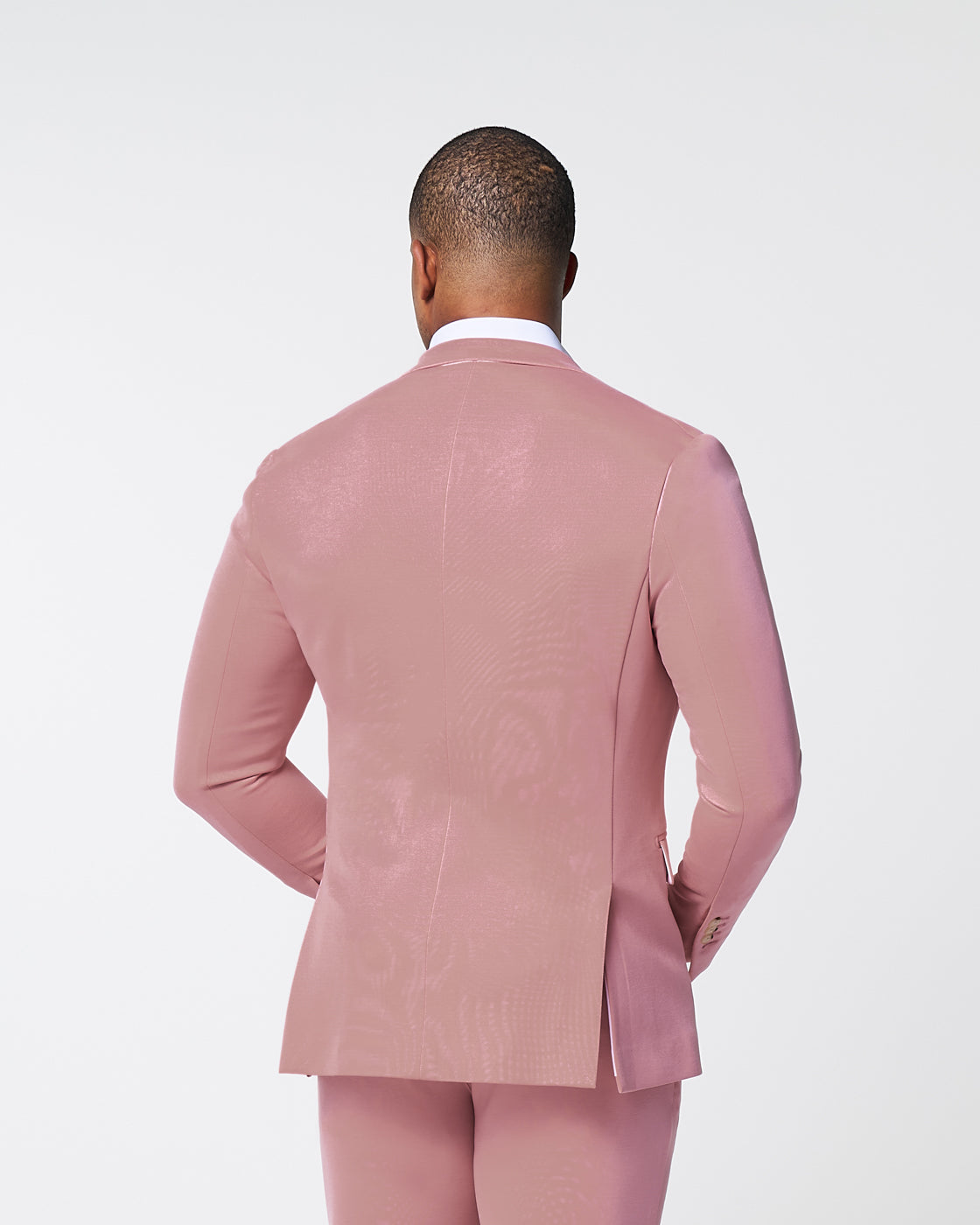 Athletic Fit Stretch Blazer - Solid Rose