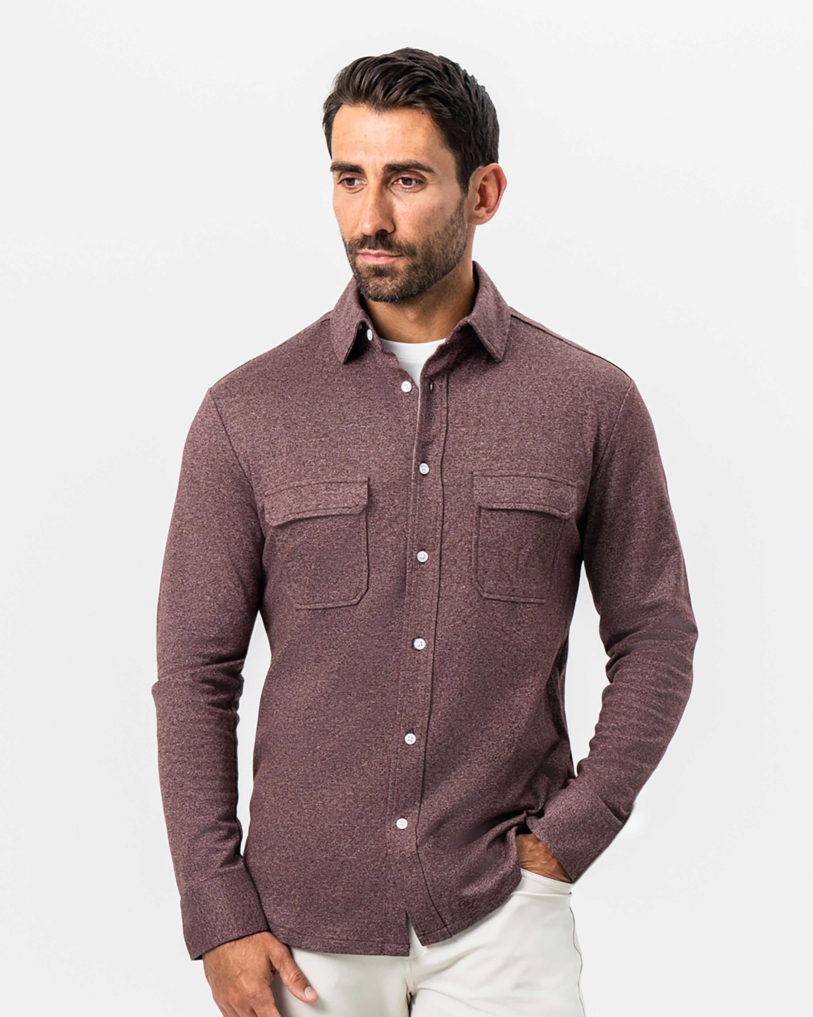 Patch Pocket Button Down - Brown