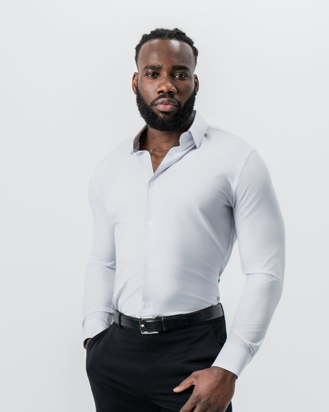 "The Beamer" Pale Lavender With Faded Mini Check