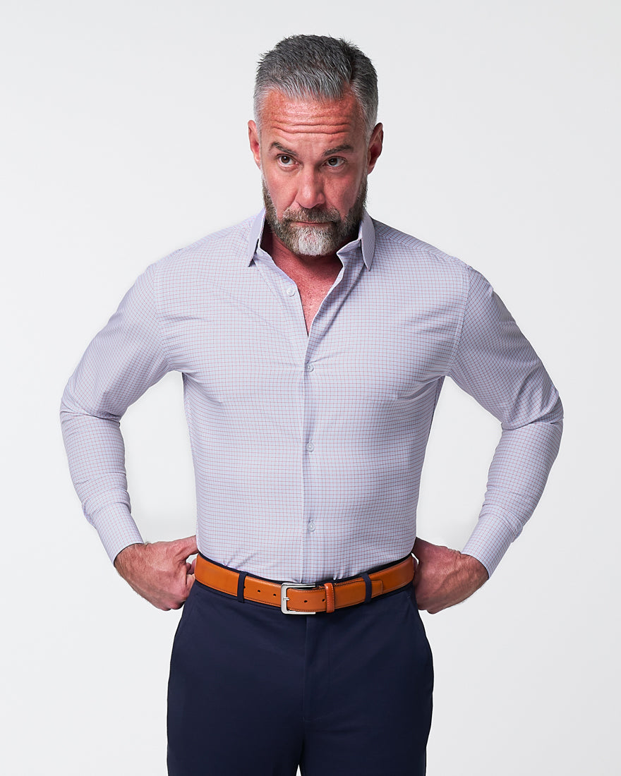 "The Buck" Orange and Blue Pattern - Classic Fit