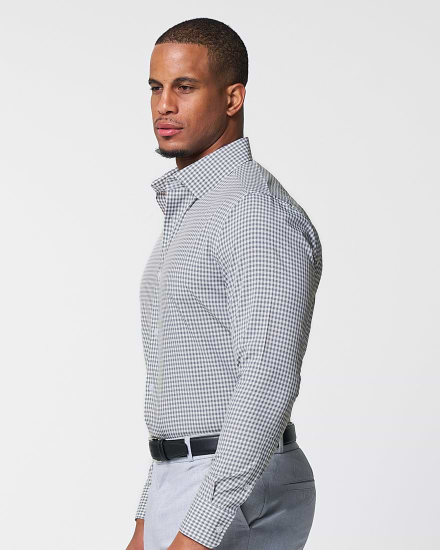 "The Chaney" Forest Green Gingham - Classic Fit