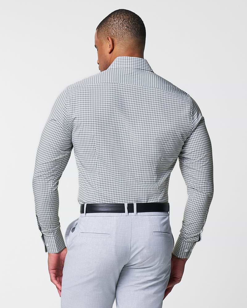 "The Chaney" Forest Green Gingham - Classic Fit